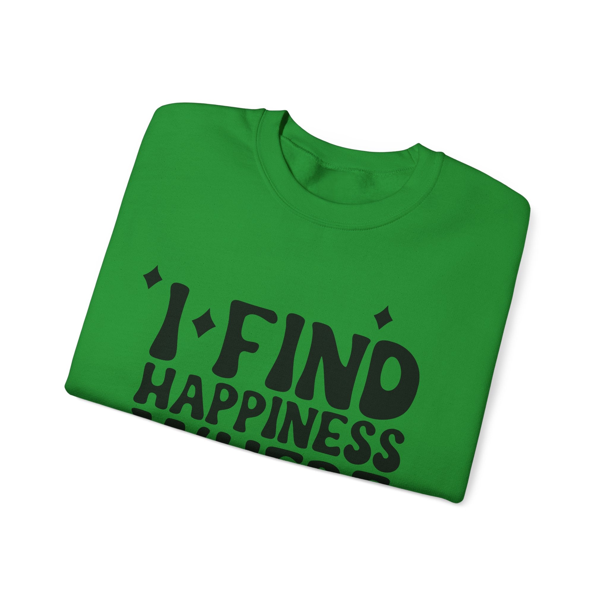 I Find Happiness Where The Sunshines Unisex Heavy Blend Crewneck Sweatshirt