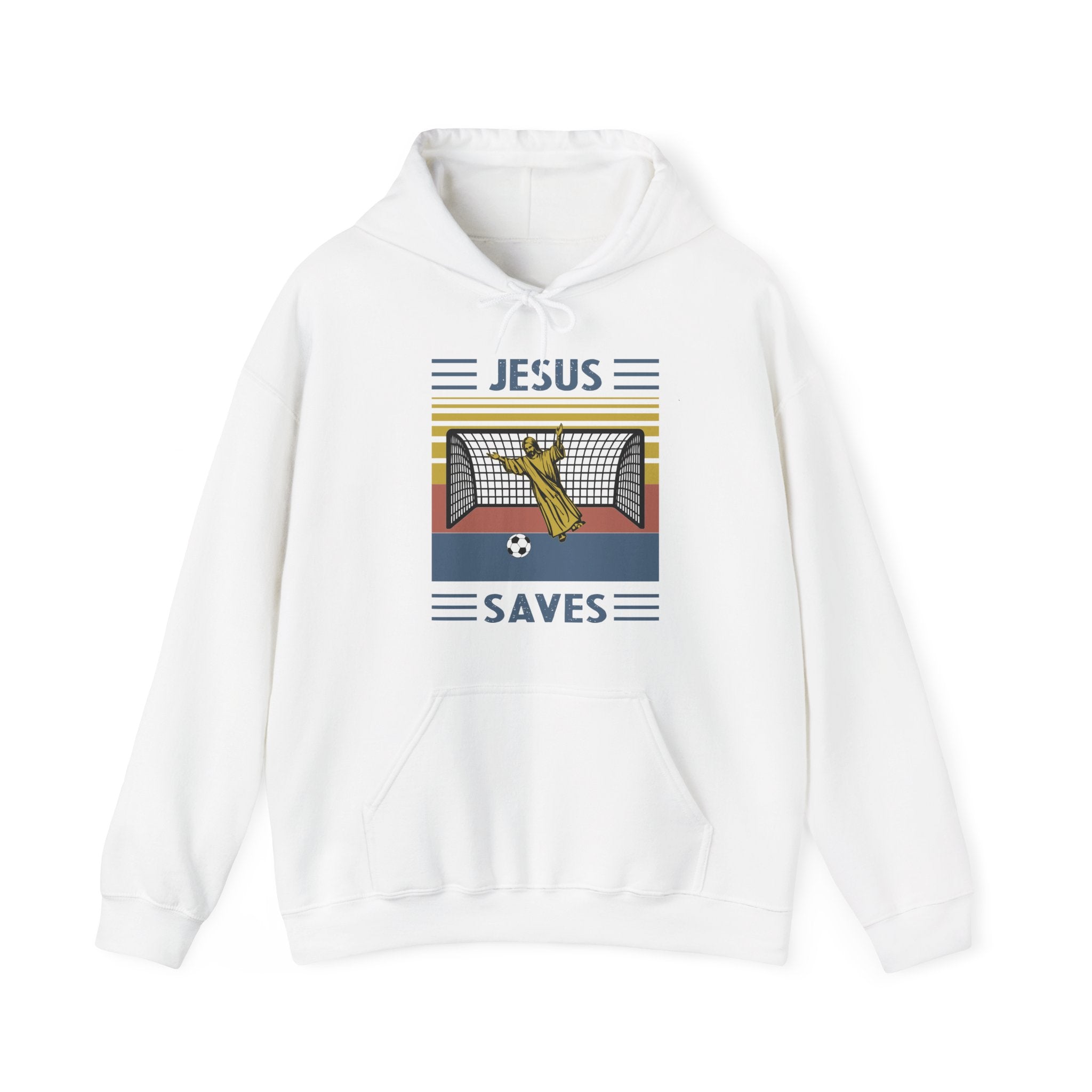Jesus Saves Unisex Heavy Blend Hooded Sweatshirt for Ultimate Comfort and Style