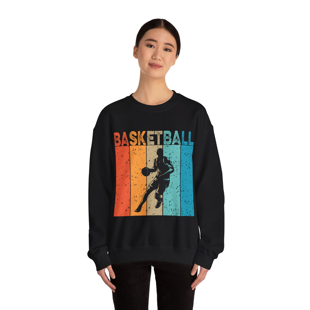 Basketball Man Unisex Heavy Blend Crewneck Sweatshirt for Ultimate Comfort