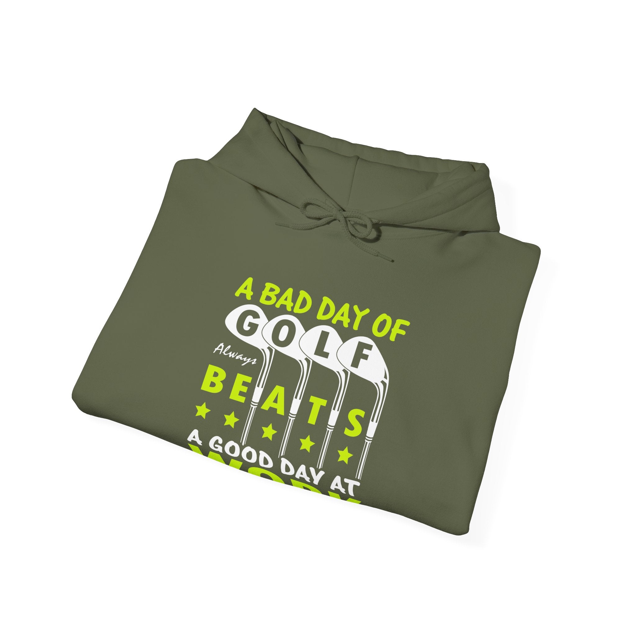 A Bad Day Of Gold Always Beats A Good Day At Work Unisex Heavy Blend Hooded Sweatshirt