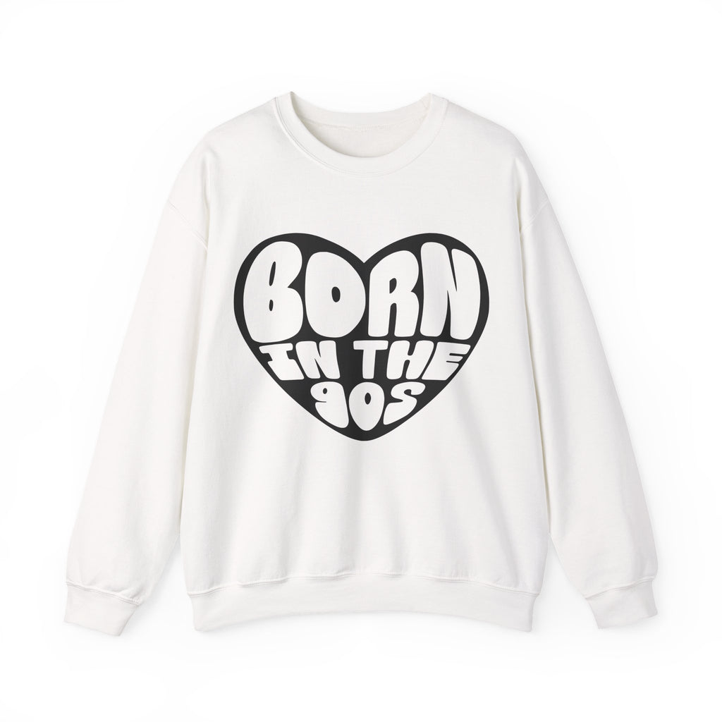 Born In The 90s Unisex Heavy Blend Crewneck Sweatshirt
