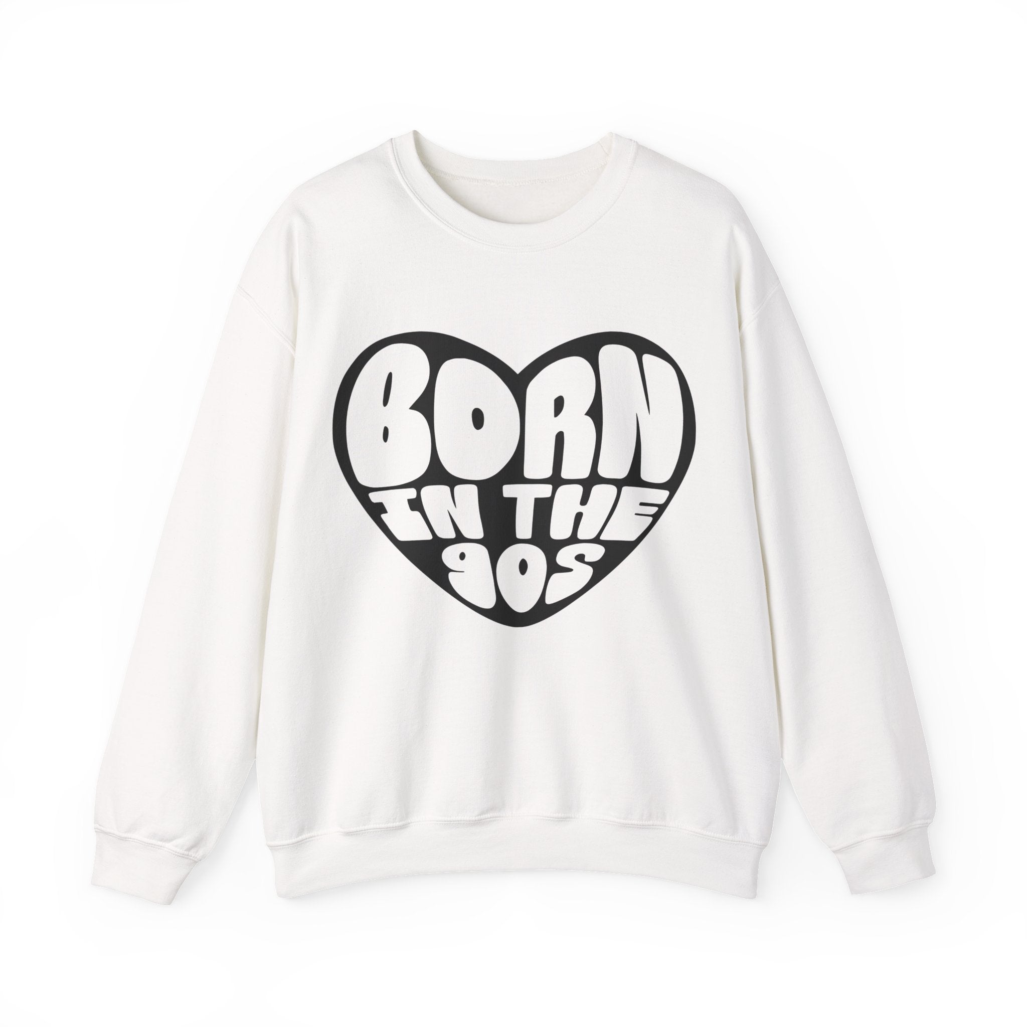 Born In The 90s V2 Unisex Heavy Blend Crewneck Sweatshirt For Ultimate Comfort