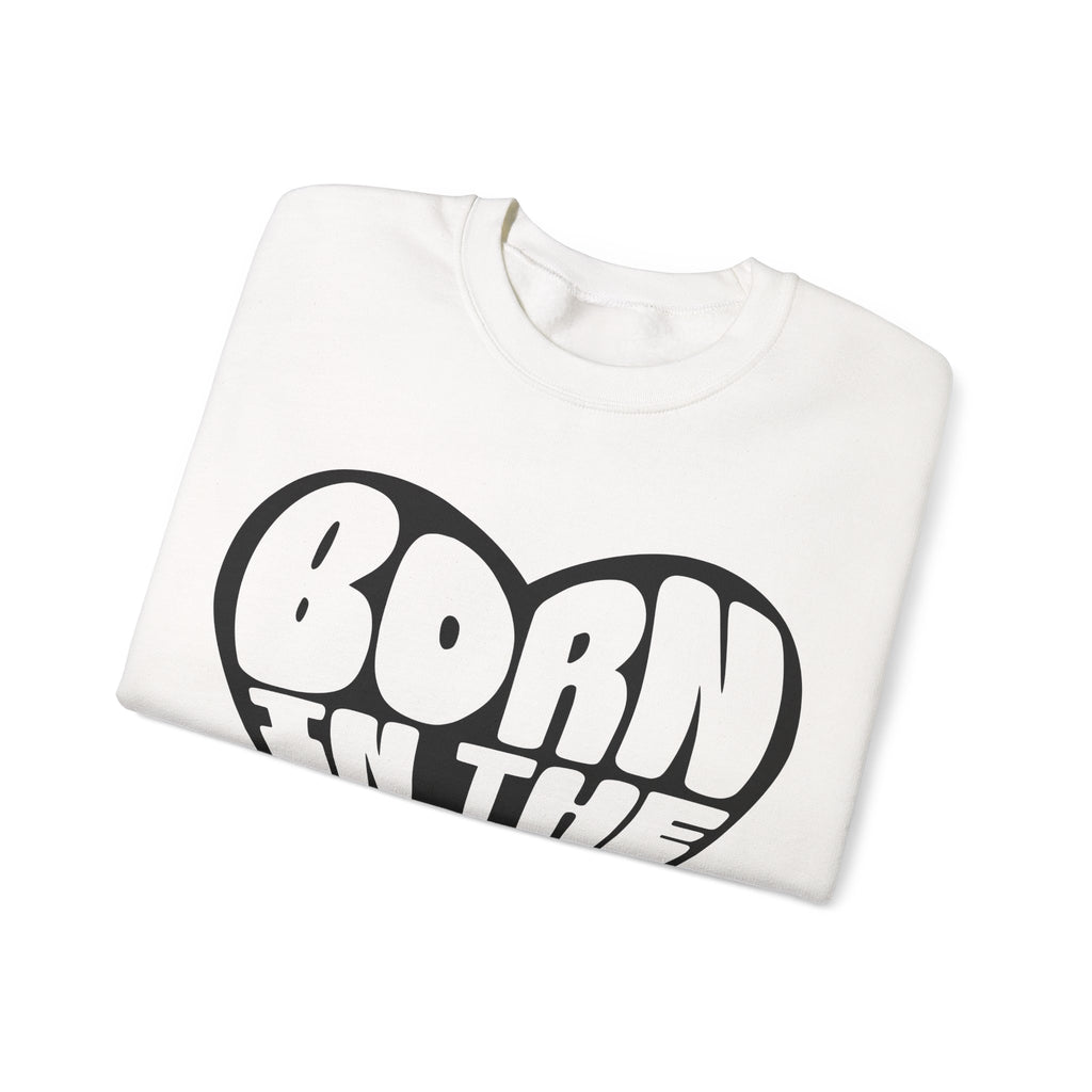 Born In The 90s V2 Unisex Heavy Blend Crewneck Sweatshirt For Ultimate Comfort