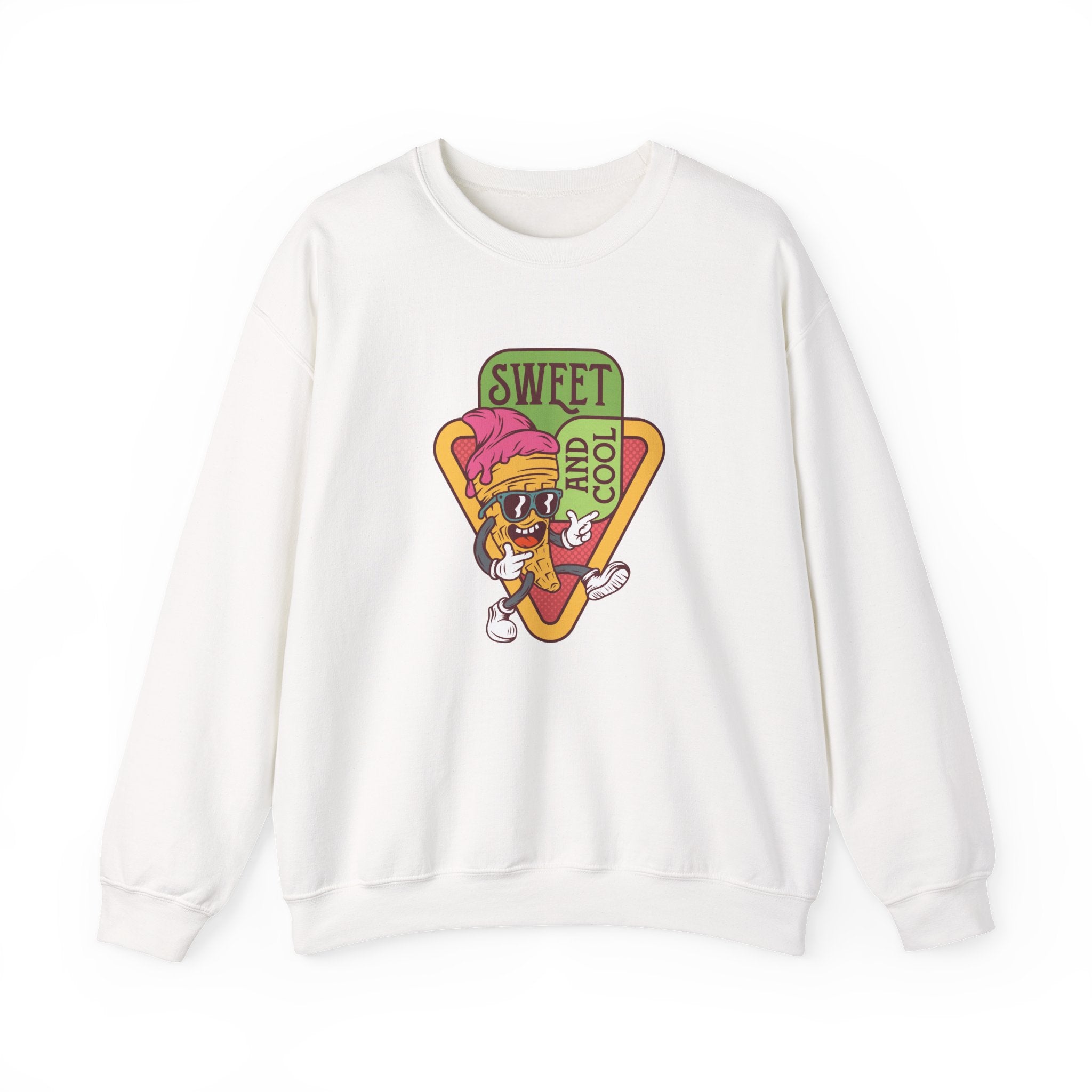 Sweet And Cool Ice Cream Unisex Heavy Blend Crewneck Sweatshirt