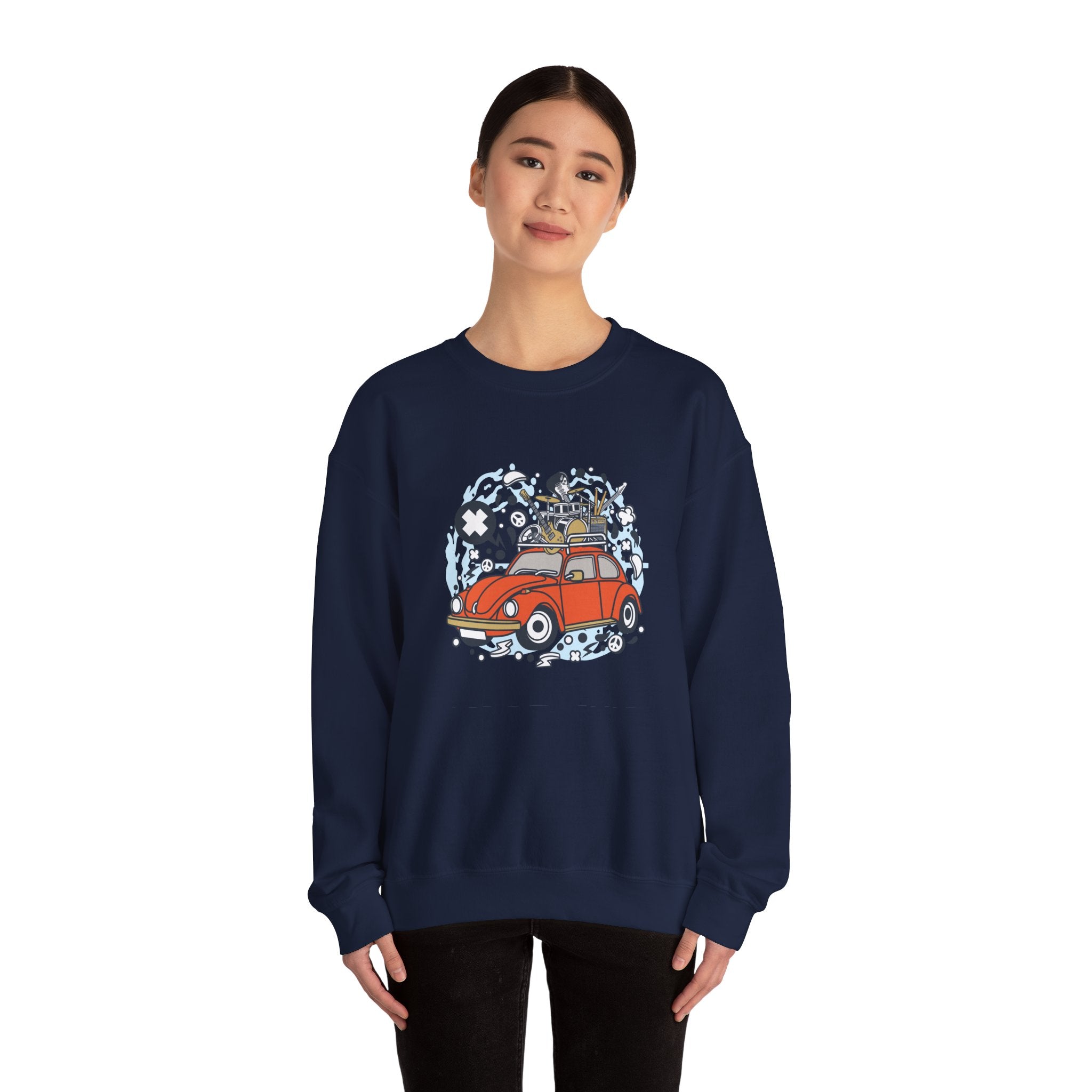 Rock Tour Unisex Heavy Blend Crewneck Sweatshirt for Ultimate Comfort