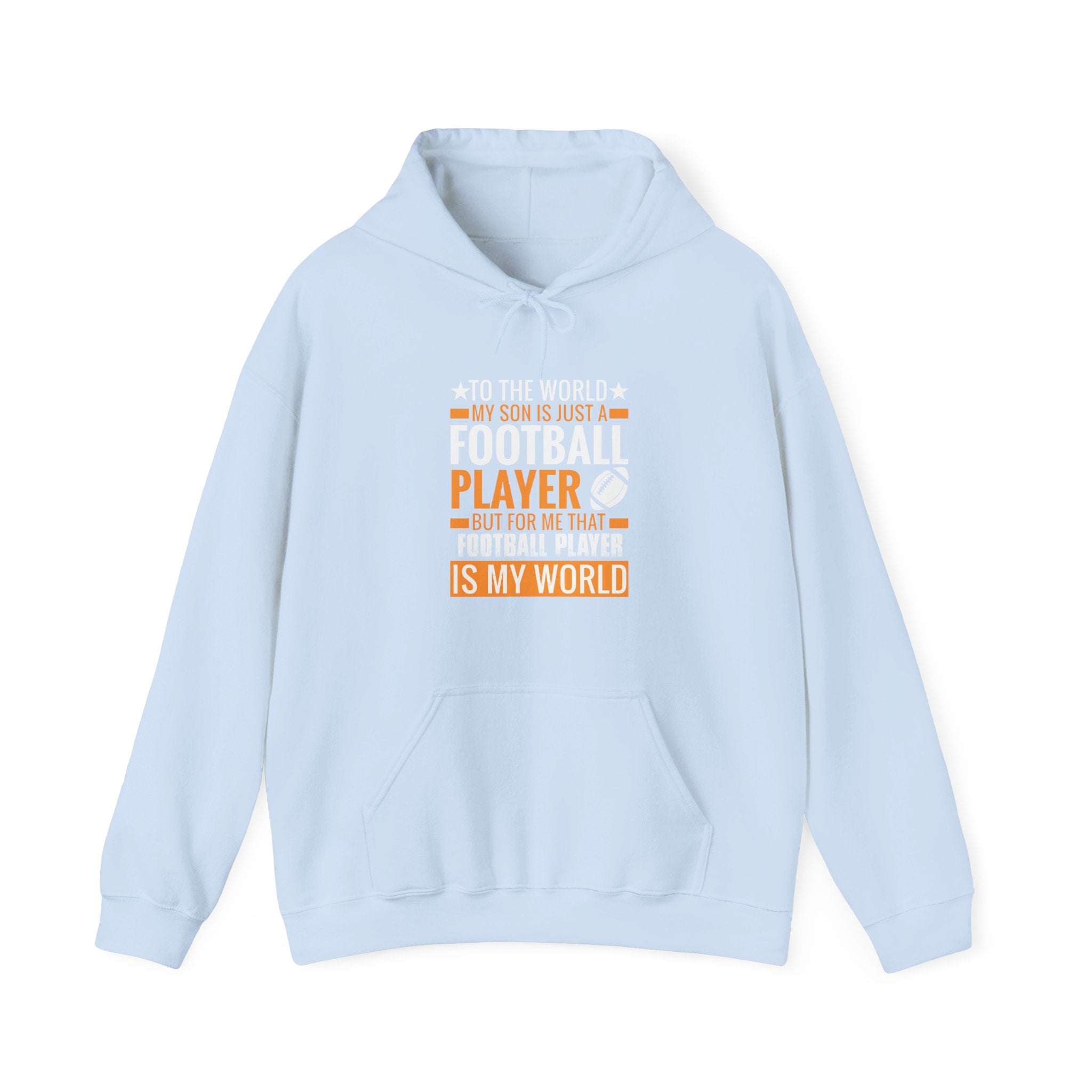 That Football Player Is My Whole World Unisex Heavy Blend Hooded Sweatshirt