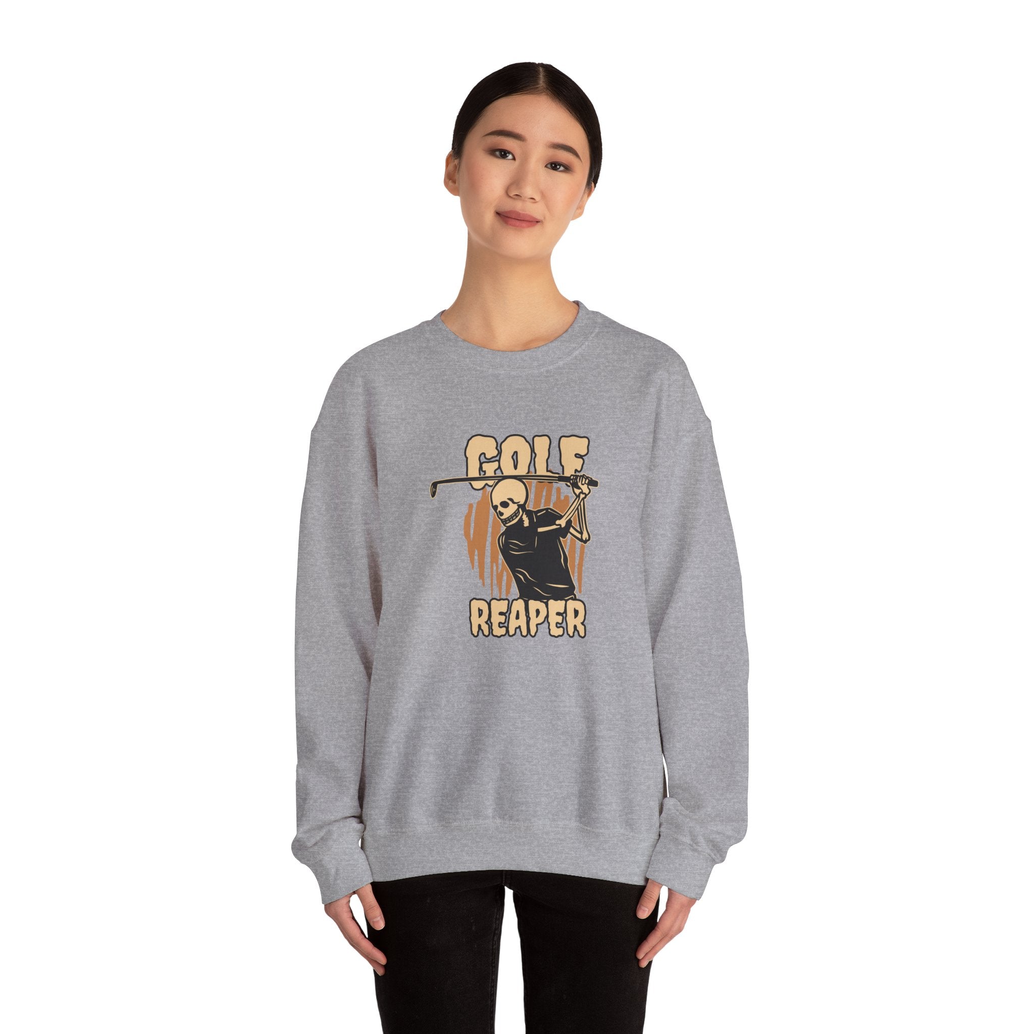 Gold Reaper Unisex Heavy Blend Crewneck Sweatshirt for Ultimate Comfort