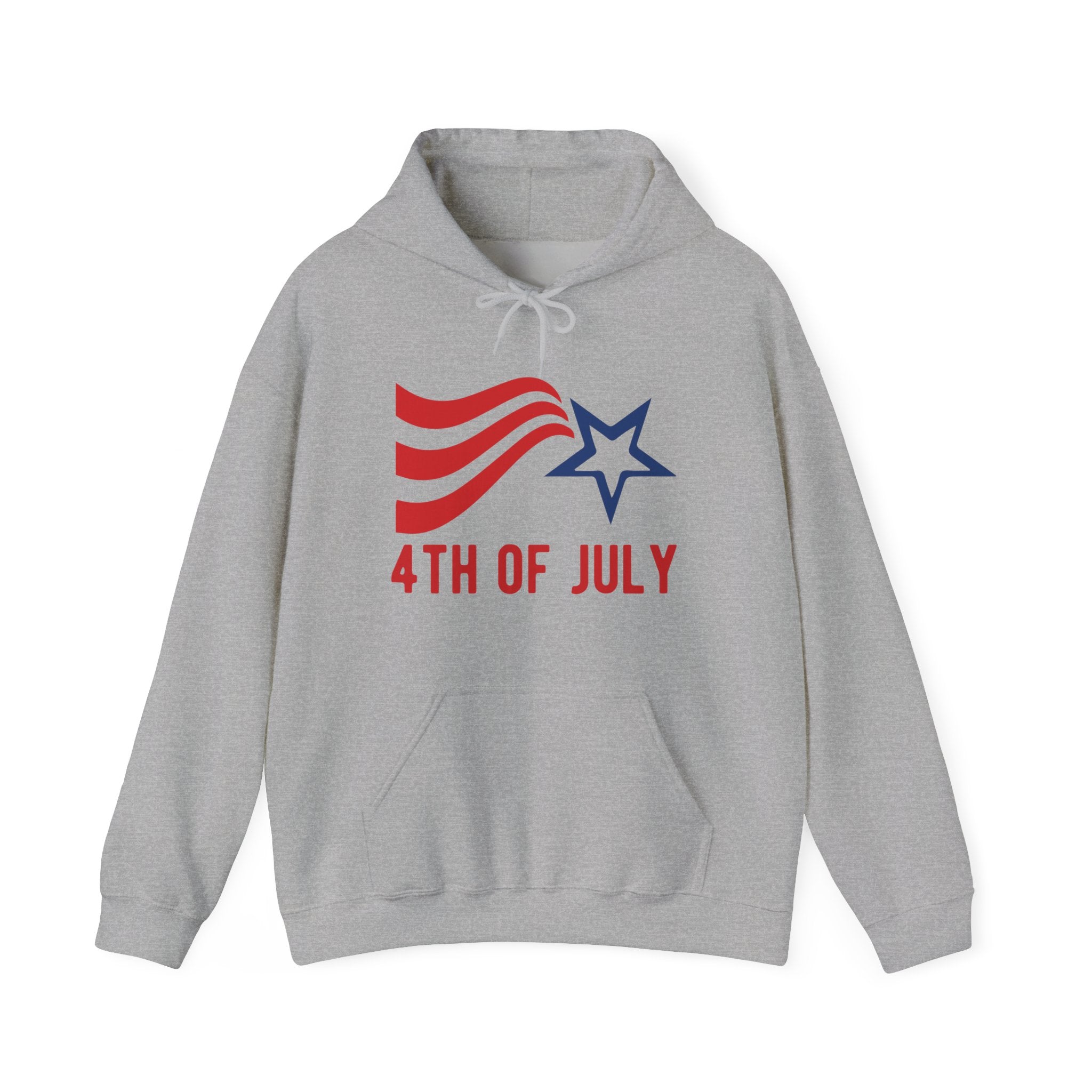 4th Of July Unisex Heavy Blend Hooded Sweatshirt With Kangaroo Pocket