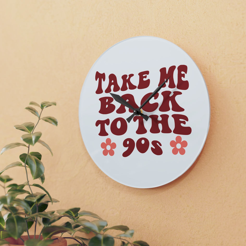 Acrylic Wall Clock Stylish Round and Square Designs Durable Home Decor