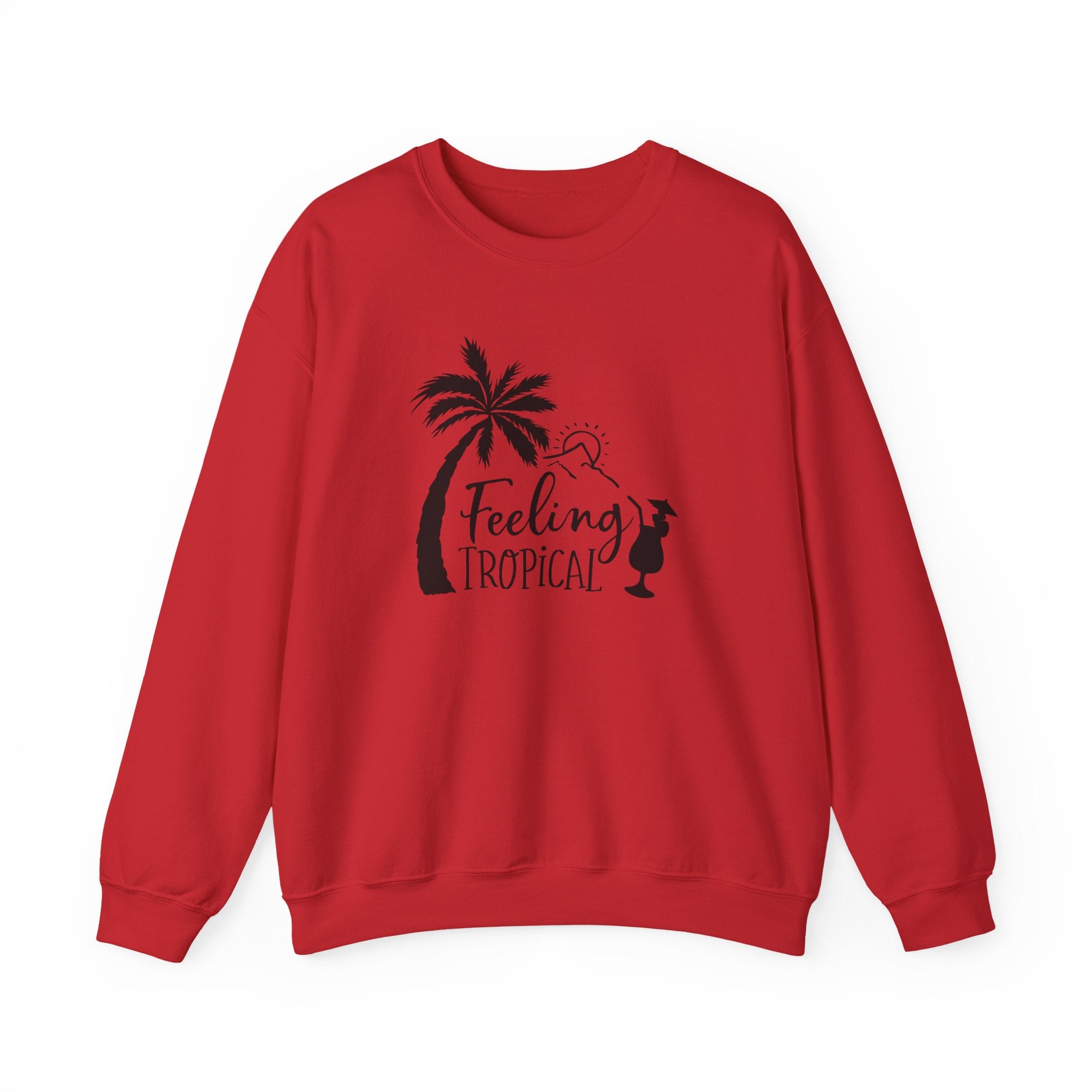 Feeling Tropical Unisex Heavy Blend Crewneck Sweatshirt for Ultimate Comfort
