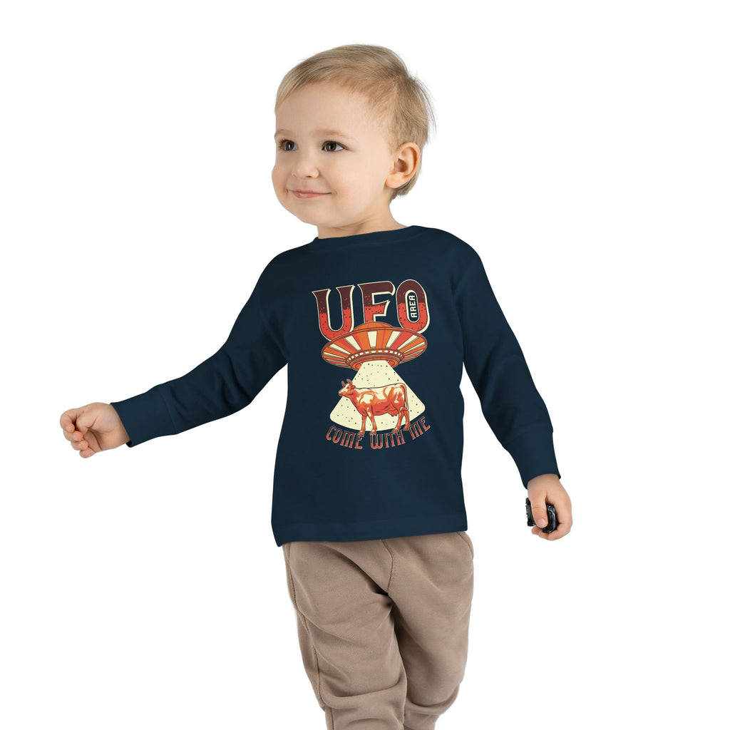 Custom Toddler Long Sleeve Tee 100 Percent Combed Ringspun Cotton