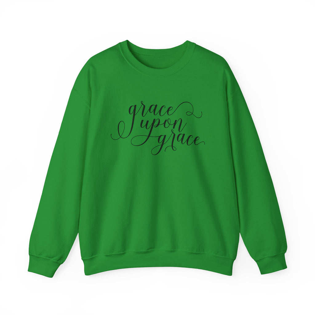 Grace Upon Grace Unisex Heavy Blend Crewneck Sweatshirt for Ultimate Comfort and Style