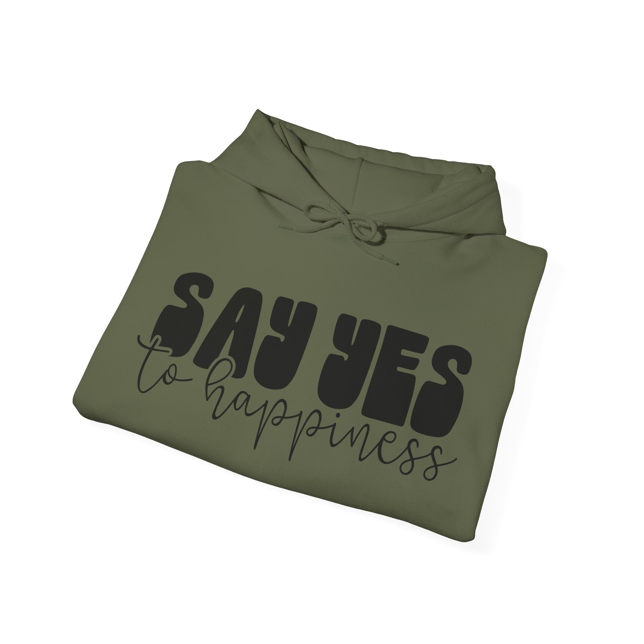 Say Yes To Happiness Unisex Heavy Blend Hooded Sweatshirt For Ultimate Comfort