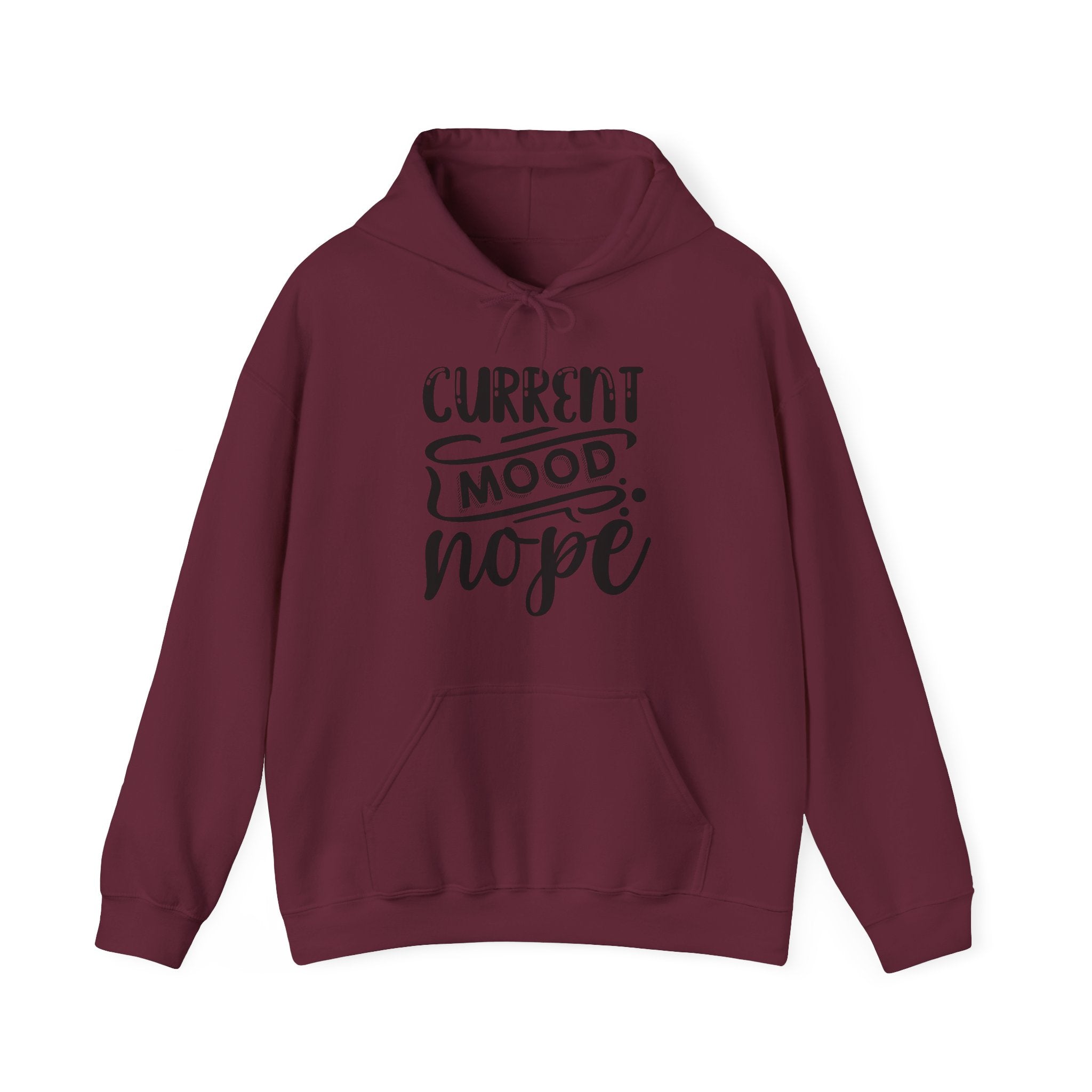 Current Mood Nope Unisex Heavy Blend Hooded Sweatshirt for Ultimate Comfort