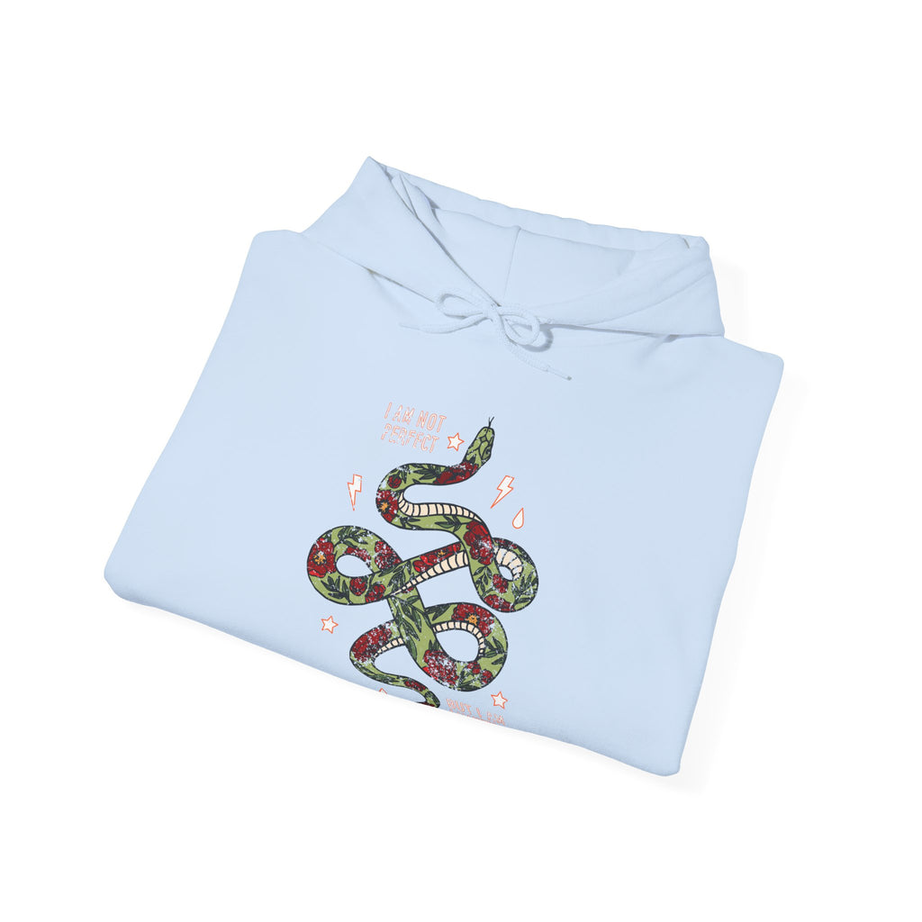 I Am Not Perfect But I Am Limited Edition Snake Unisex Heavy Blend Hooded Sweatshirt