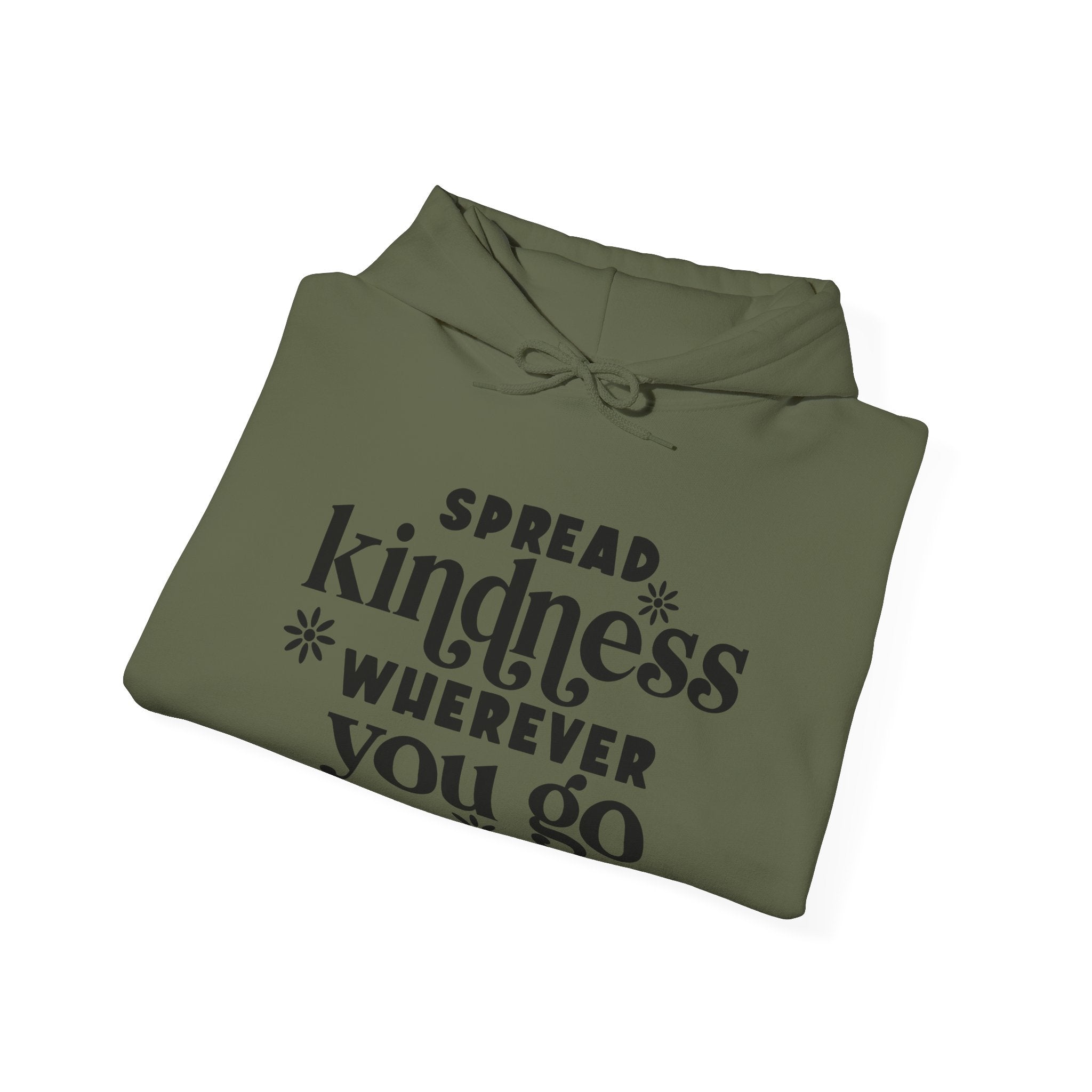 Spread Kindness Wherever You Go Unisex Heavy Blend Hooded Sweatshirt