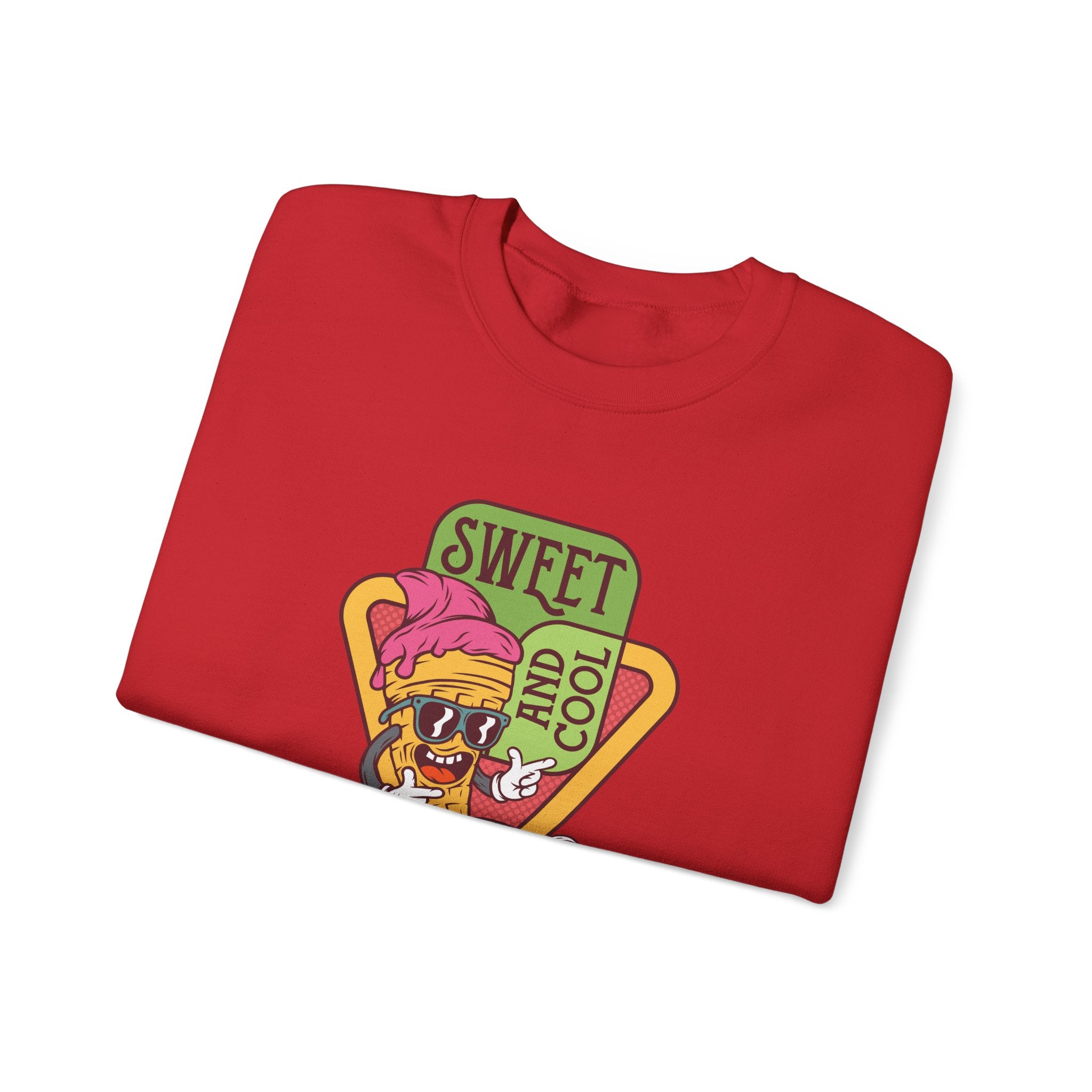 Sweet And Cool Ice Cream Unisex Heavy Blend Crewneck Sweatshirt