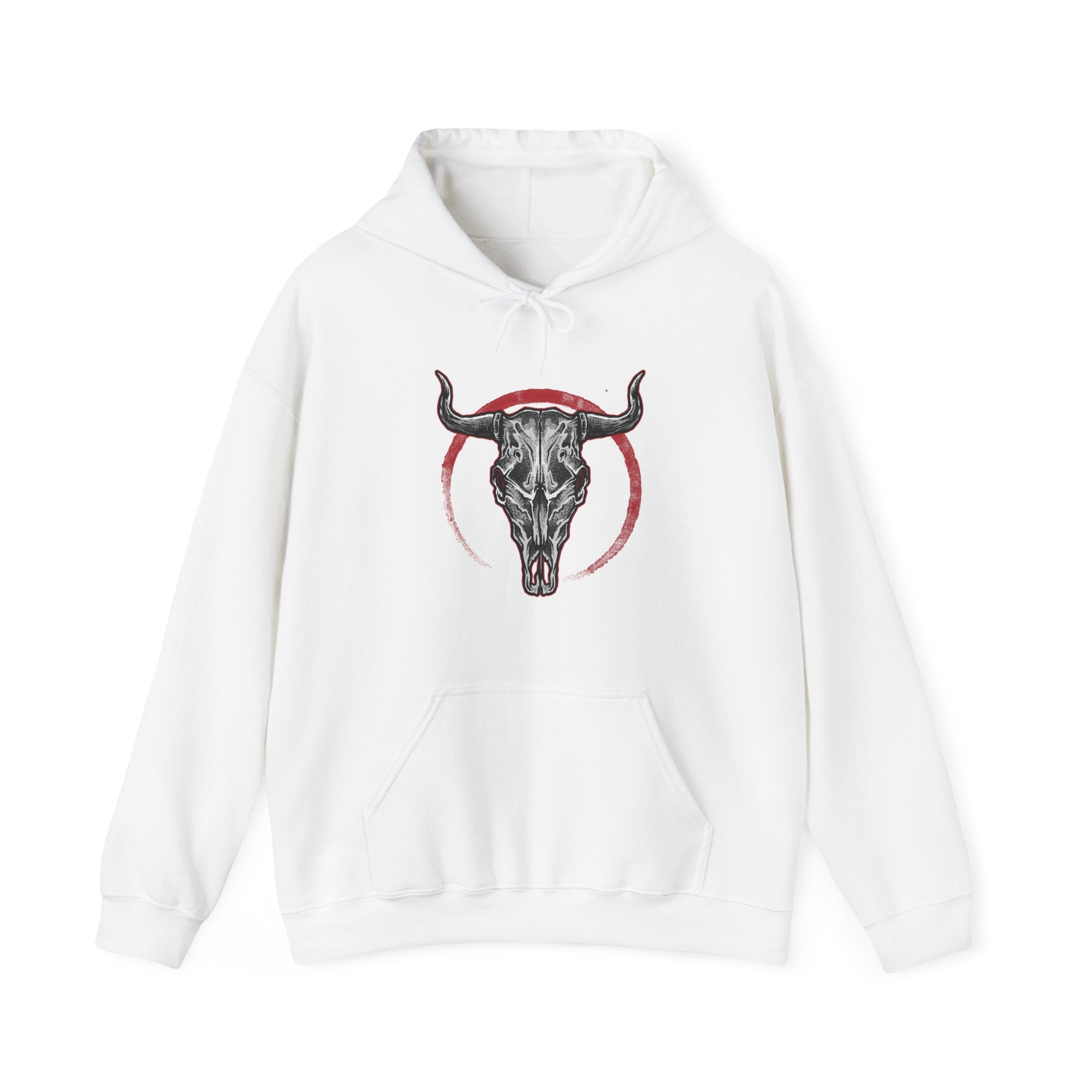Bull Skull Unisex Heavy Blend Hooded Sweatshirt for Ultimate Comfort and Style
