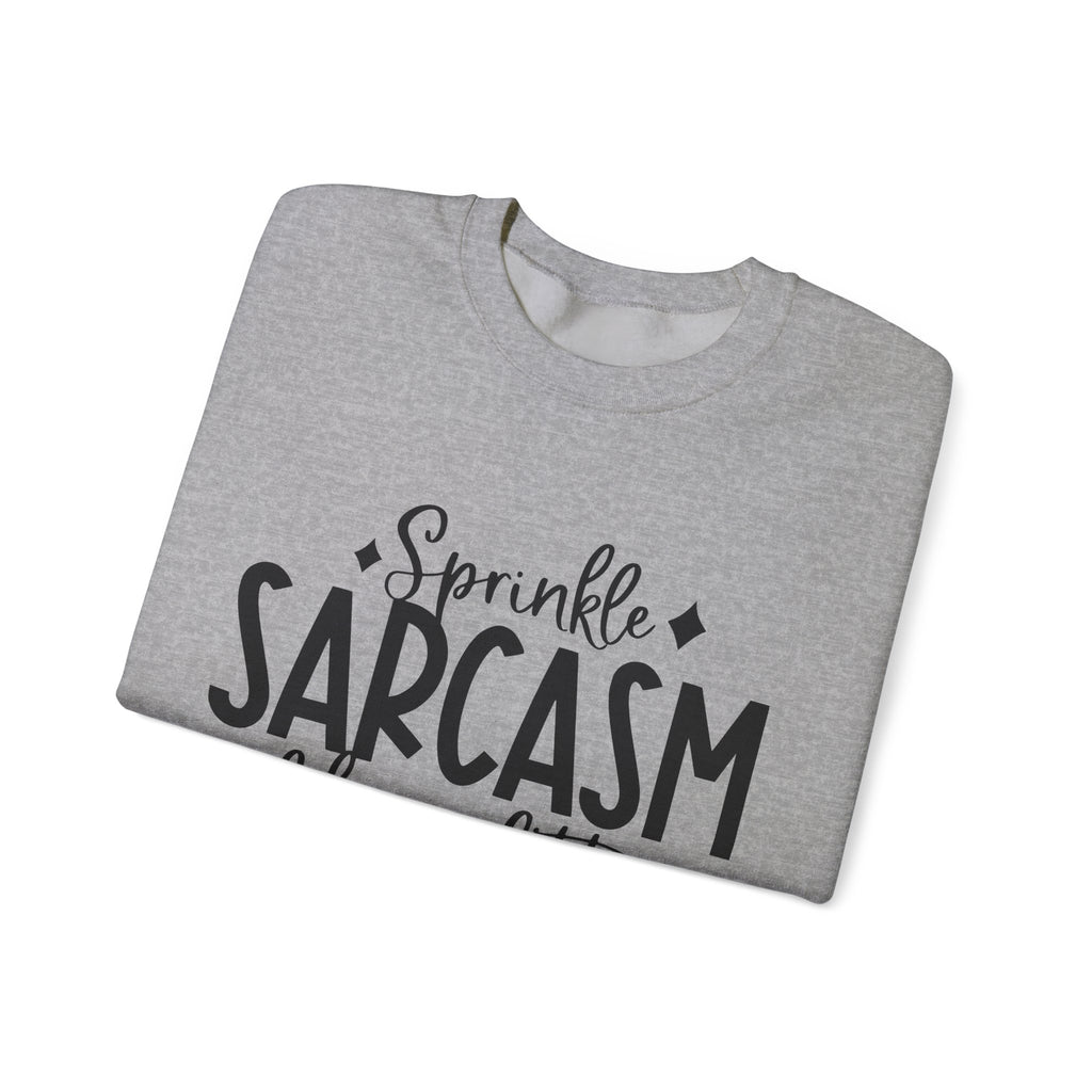 Sprinkle Sarcasm Like Confetti Unisex Heavy Blend Crewneck Sweatshirt