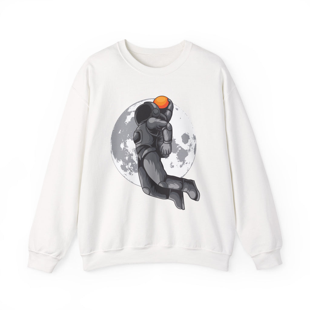 Dunking Basketball Astronaut Unisex Heavy Blend Crewneck Sweatshirt
