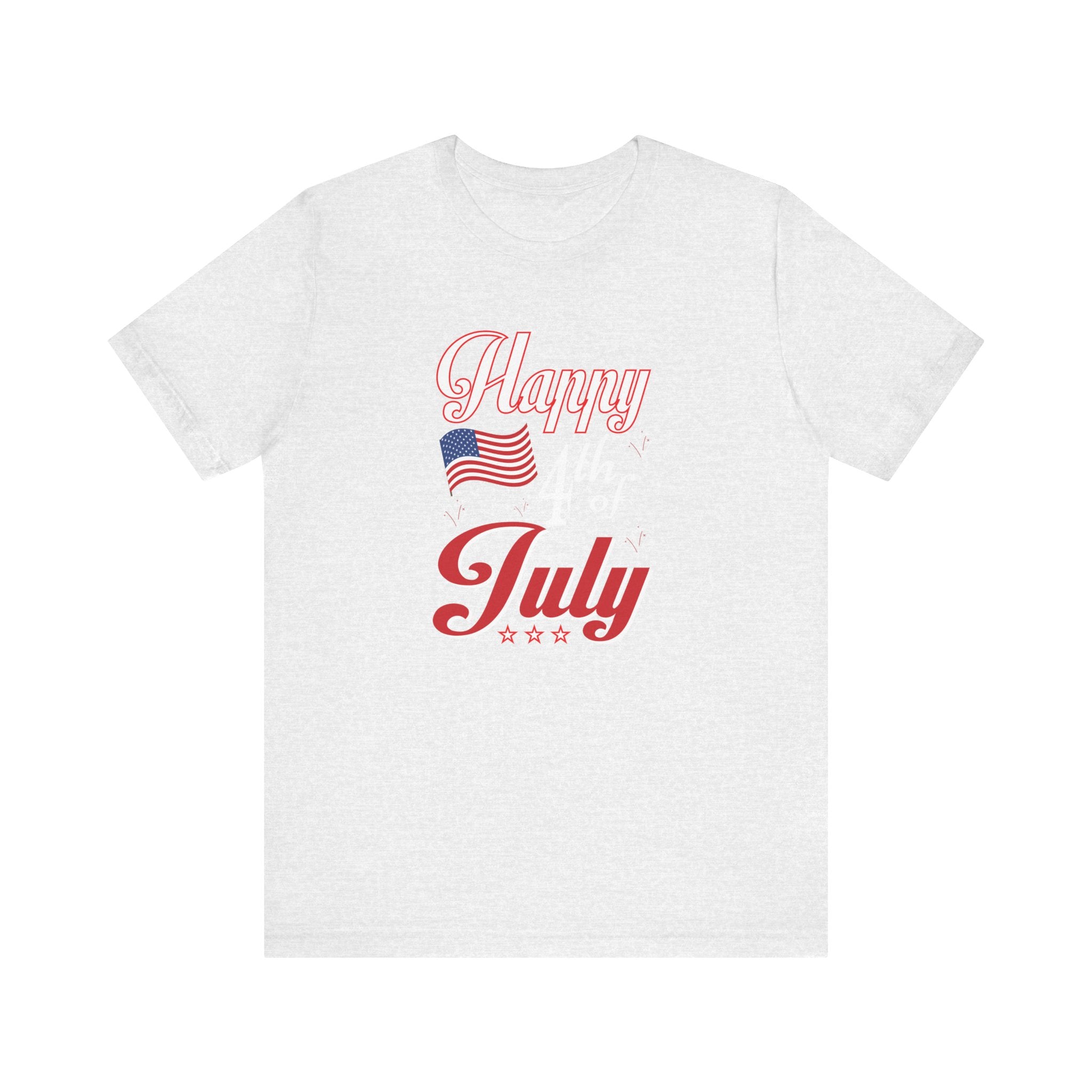 Happy 4th Of July Fireworks Unisex Short Sleeve Tee
