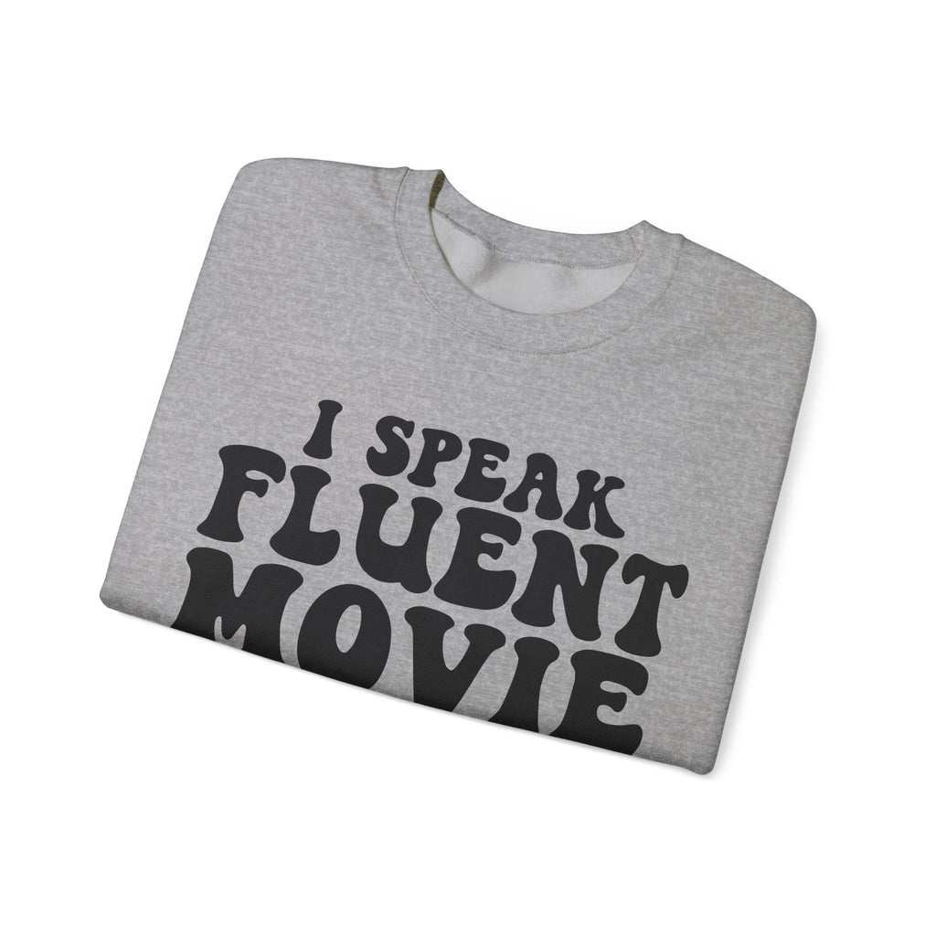 I Speak Fluent Movie Quotes Unisex Heavy Blend Crewneck Sweatshirt