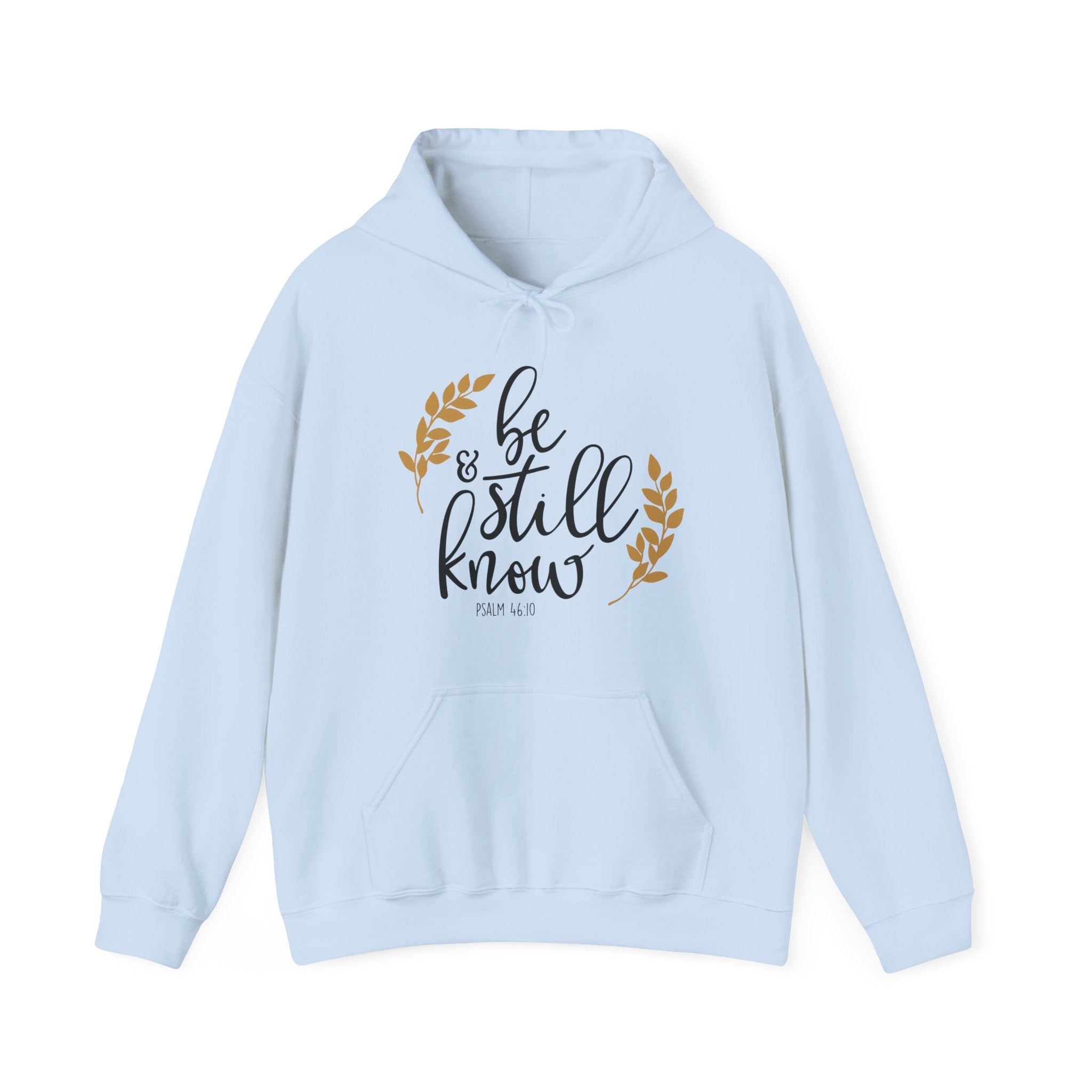 Be Still And Know Psalms 46 10 Unisex Heavy Blend Hooded Sweatshirt