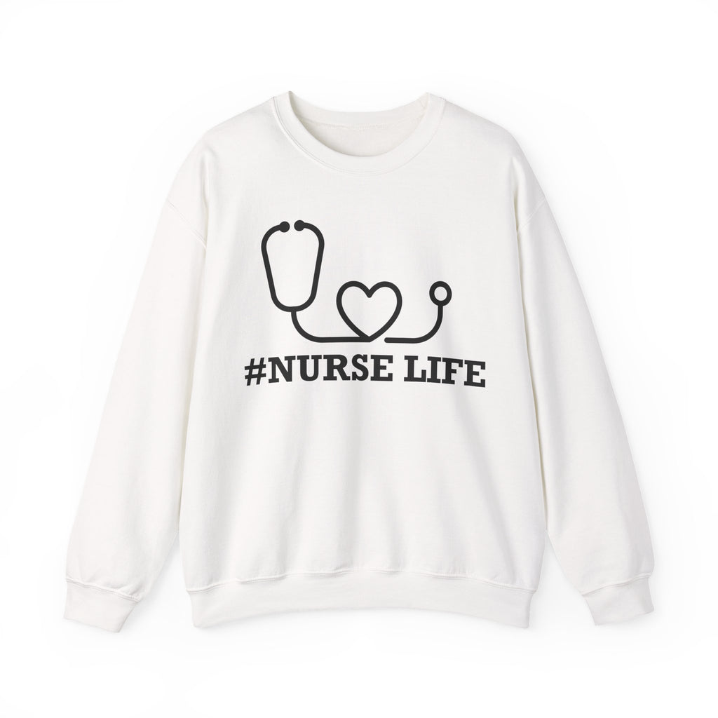 Nurse Life Unisex Heavy Blend Crewneck Sweatshirt for Comfort and Style