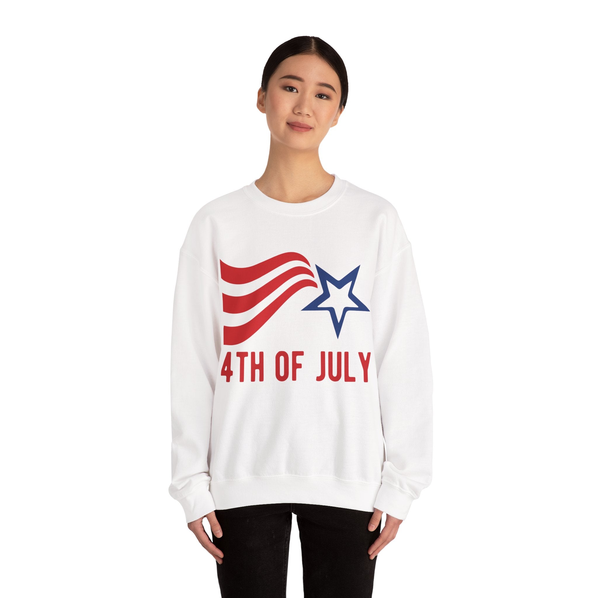 4th Of July Unisex Heavy Blend Crewneck Sweatshirt For Ultimate Comfort