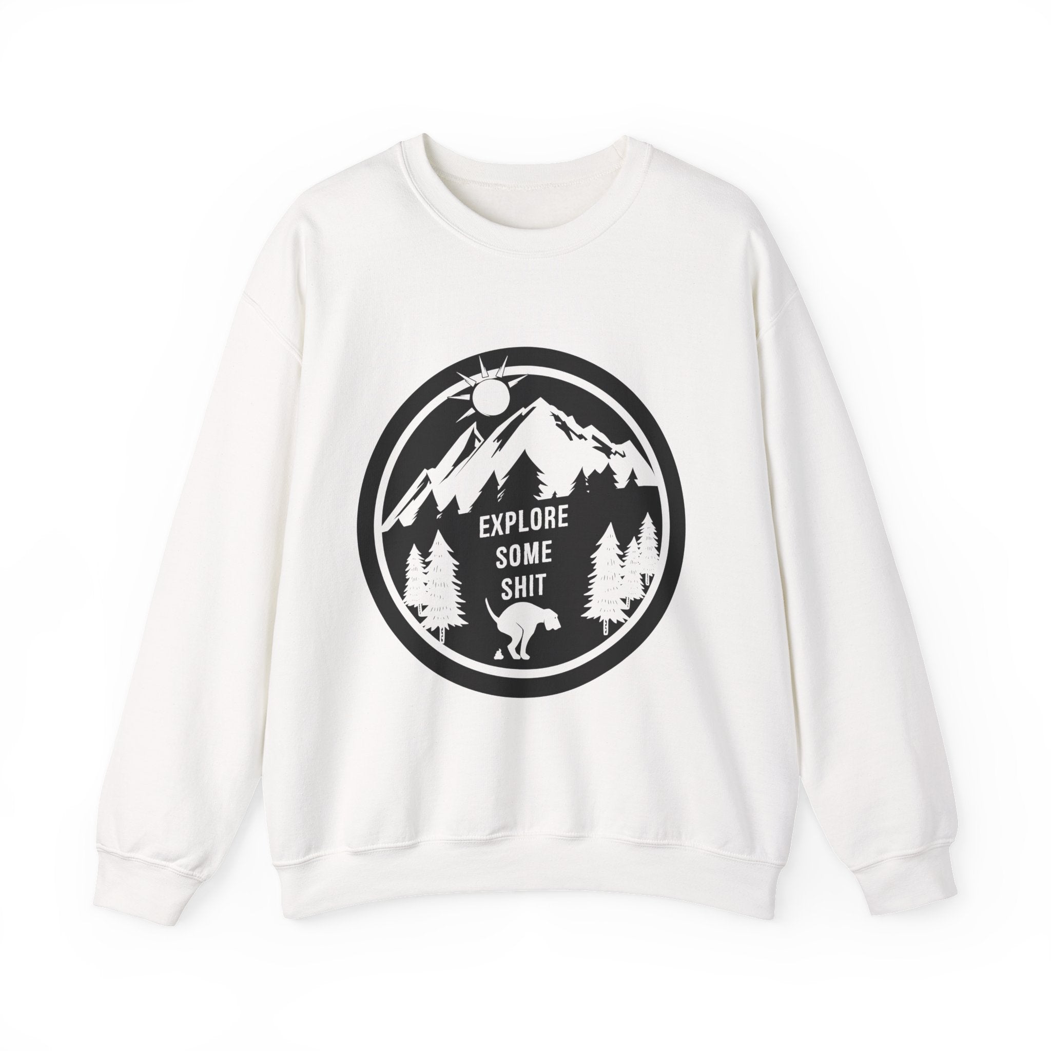 Explore Some Comfort Unisex Heavy Blend Crewneck Sweatshirt