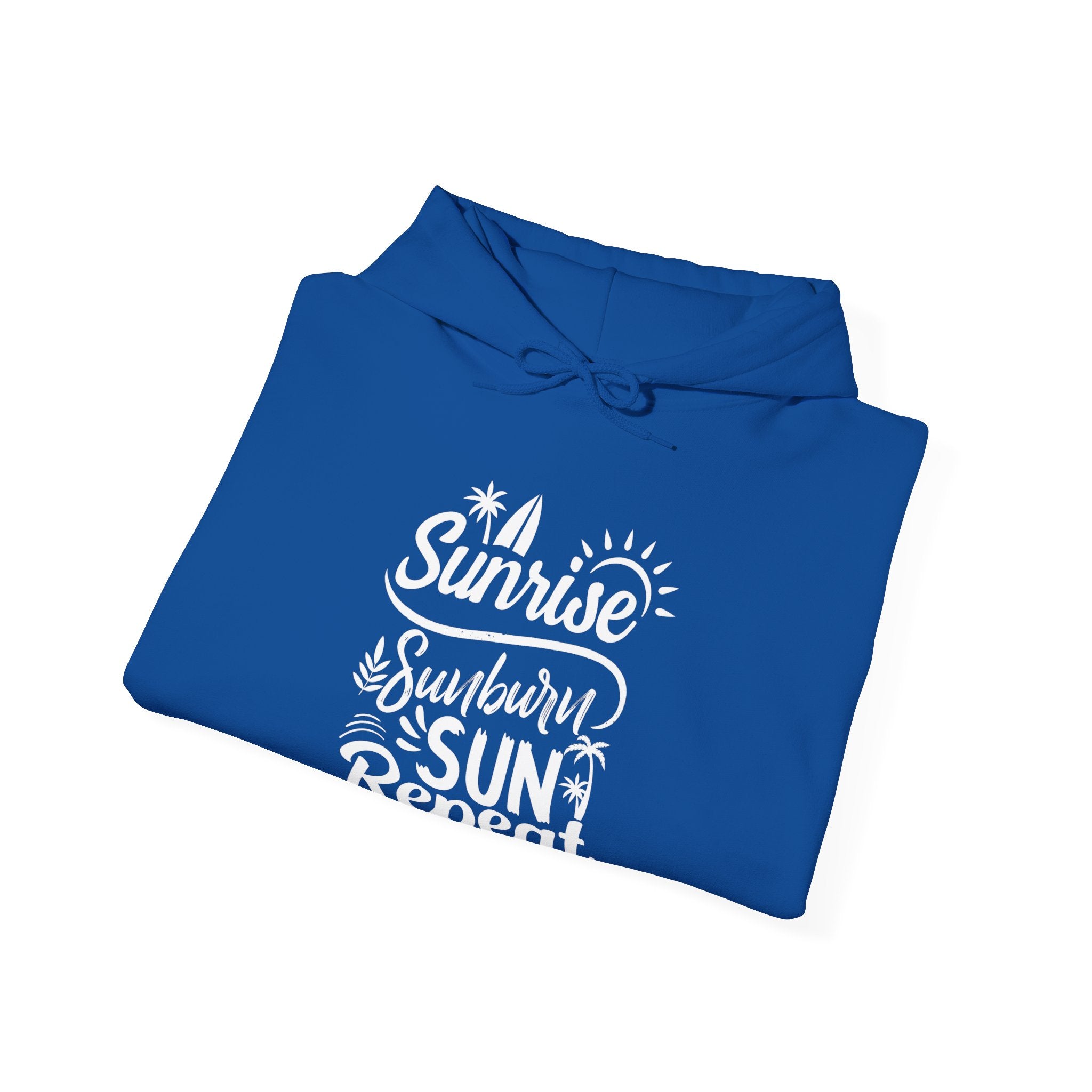 Sunrise Sunburn Sun Repeat Unisex Heavy Blend Hooded Sweatshirt