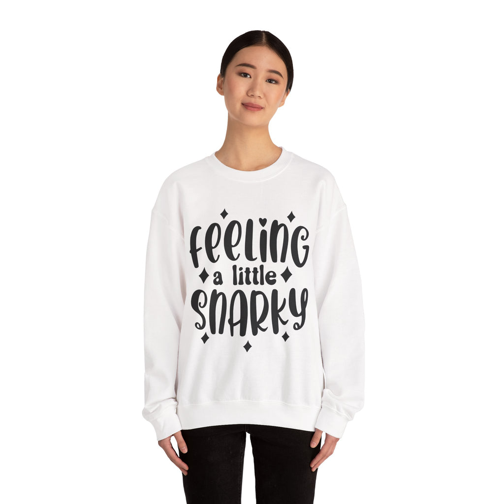 Feeling A Little Sharky Unisex Heavy Blend Crewneck Sweatshirt