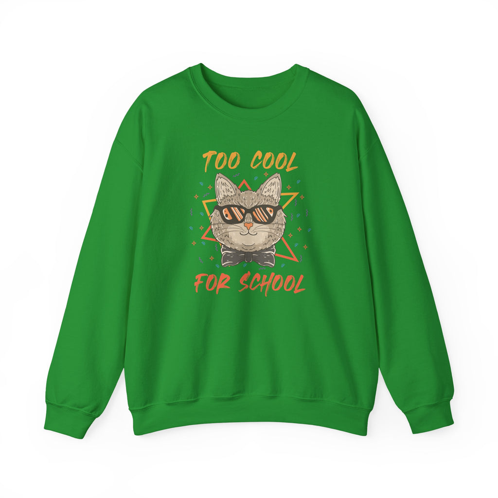Too Cool For School Unisex Heavy Blend Crewneck Sweatshirt
