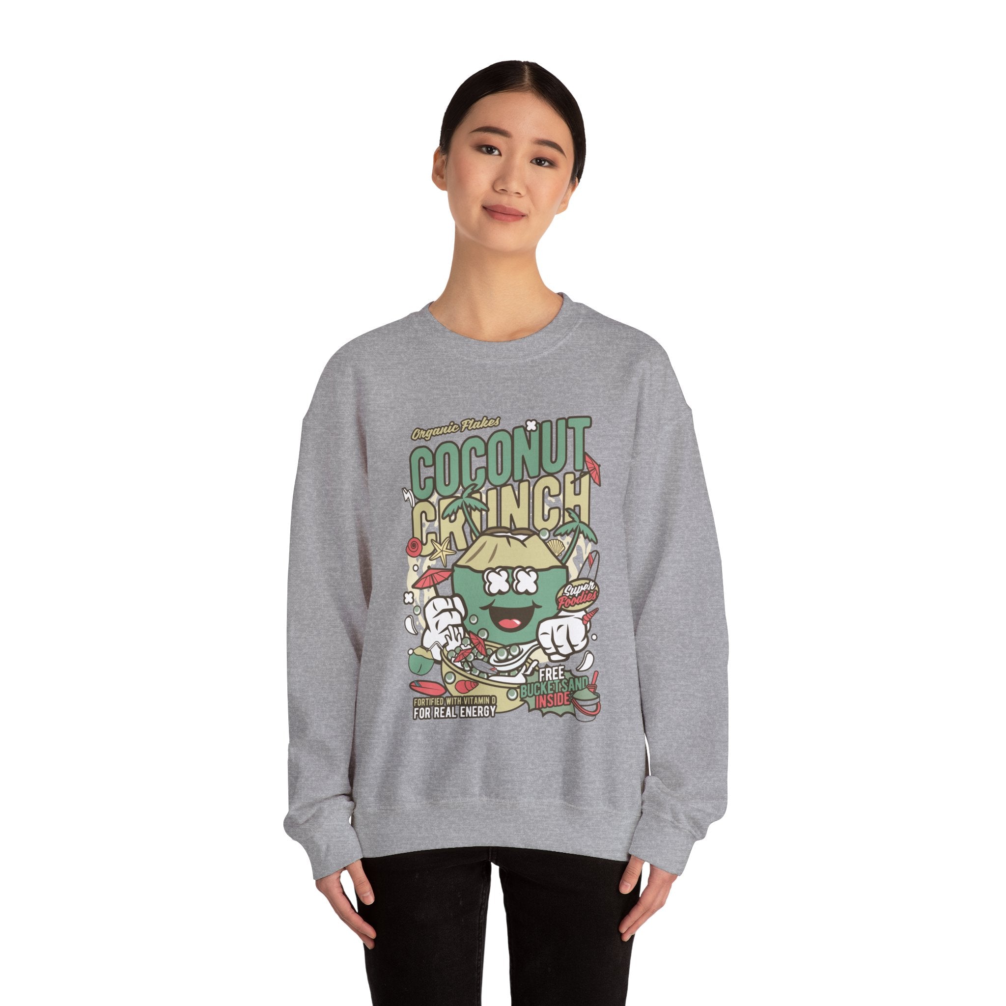 Coconut Crunch Unisex Heavy Blend Crewneck Sweatshirt