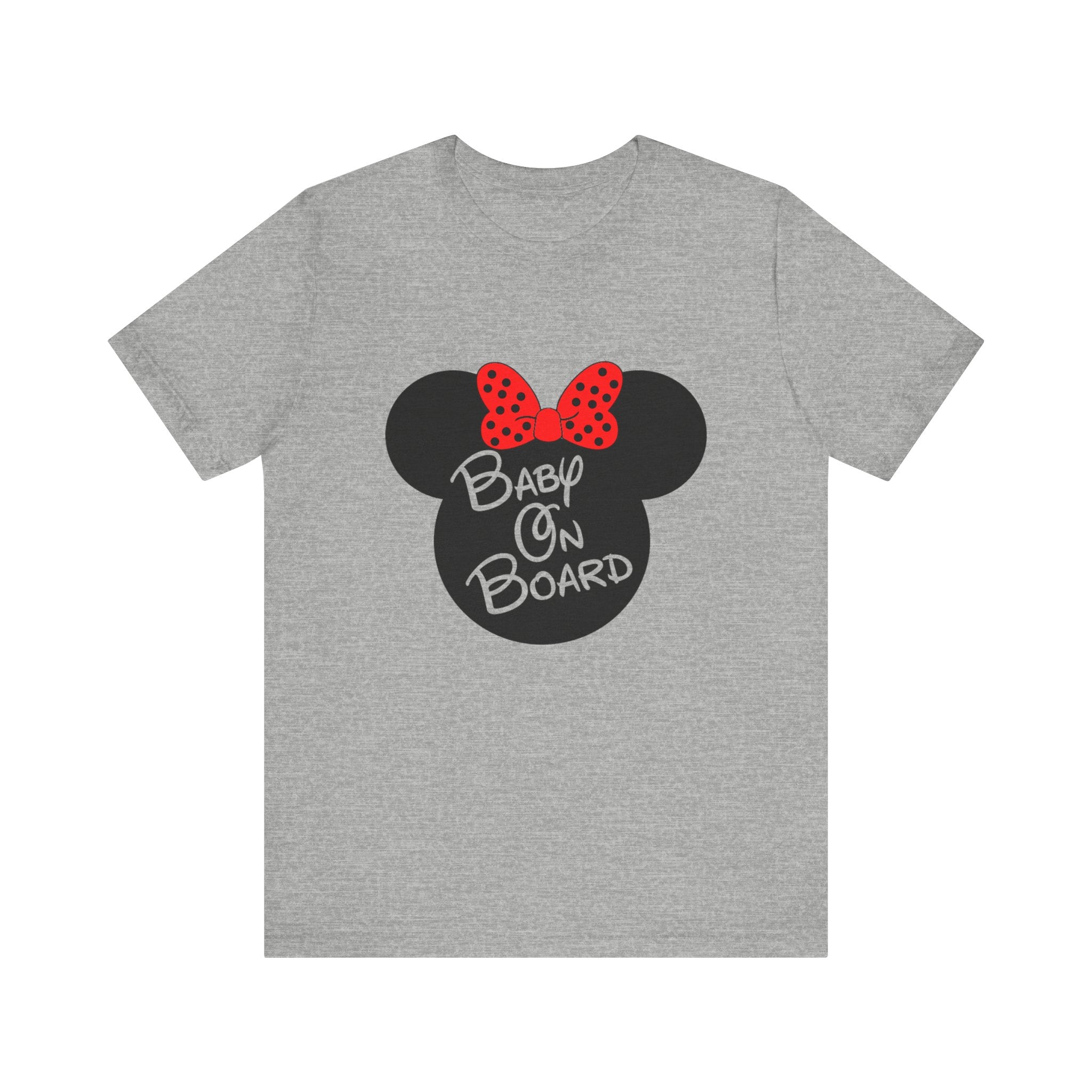 Baby On Board Mouse Ears Unisex Jersey Short Sleeve T-Shirt