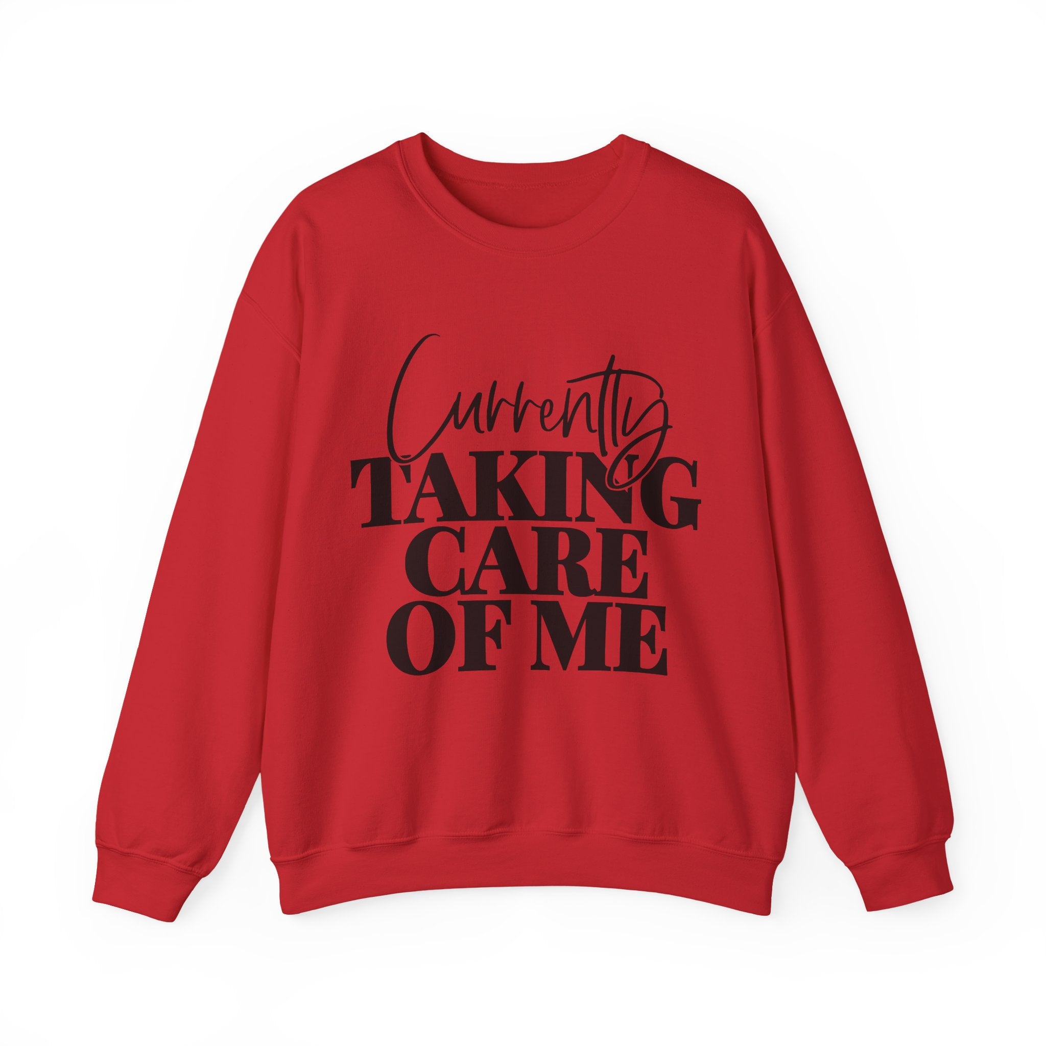 Currently Taking Care of Me Unisex Heavy Blend Crewneck Sweatshirt