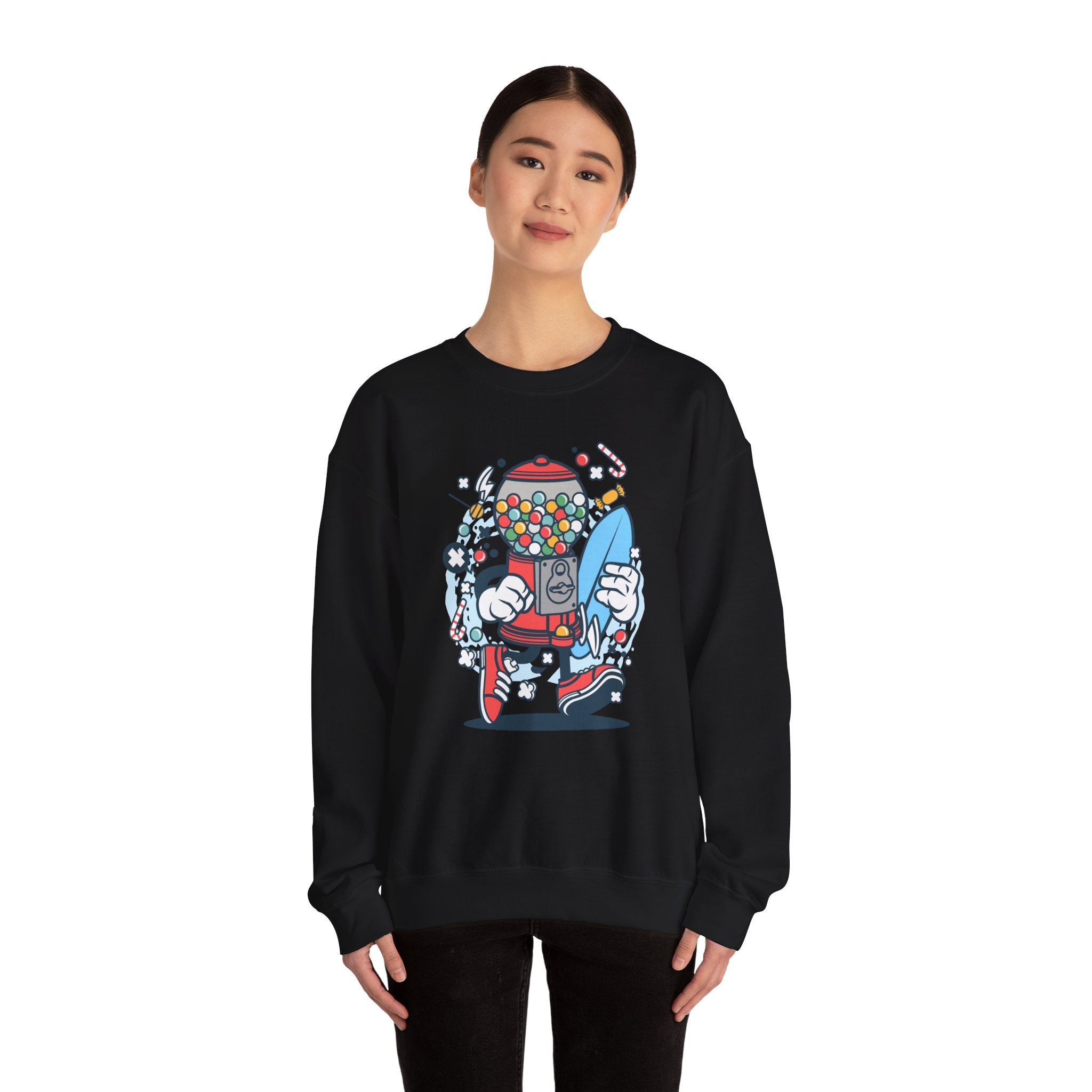 Candy Machine Surfer Unisex Heavy Blend Crewneck Sweatshirt
