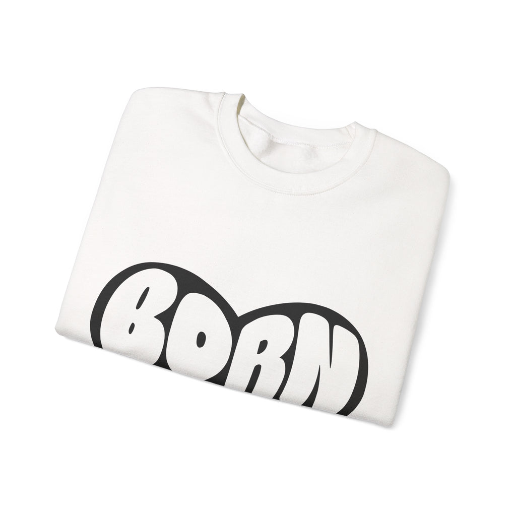 Born In The 90s Black Unisex Heavy Blend Crewneck Sweatshirt