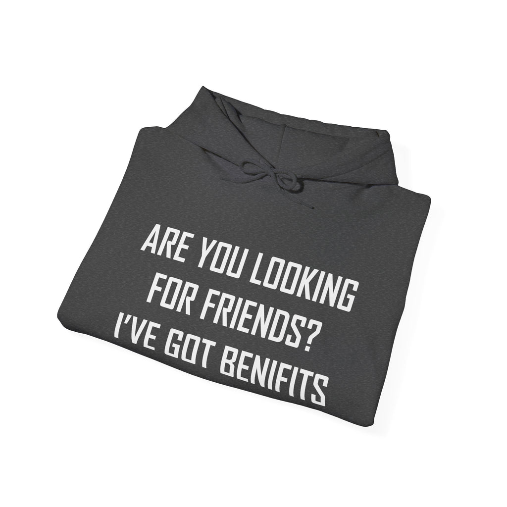 Are You Looking For Friends Unisex Heavy Blend Hooded Sweatshirt With Kangaroo Pocket