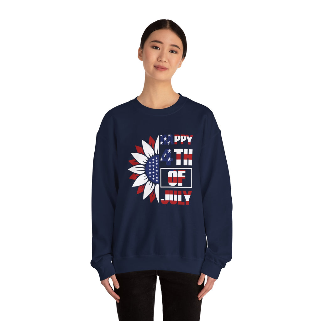 Happy 4th Of July Unisex Heavy Blend Crewneck Sweatshirt