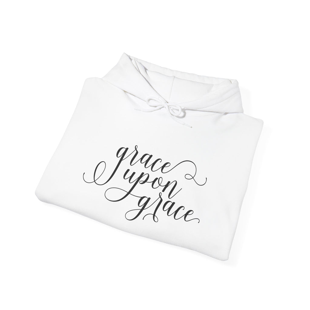 Grace Upon Grace Unisex Heavy Blend Hooded Sweatshirt for Ultimate Comfort