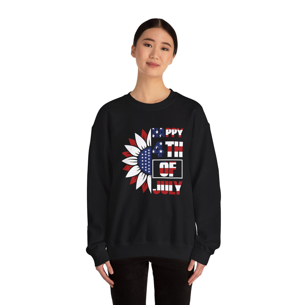 Happy 4th Of July Unisex Heavy Blend Crewneck Sweatshirt