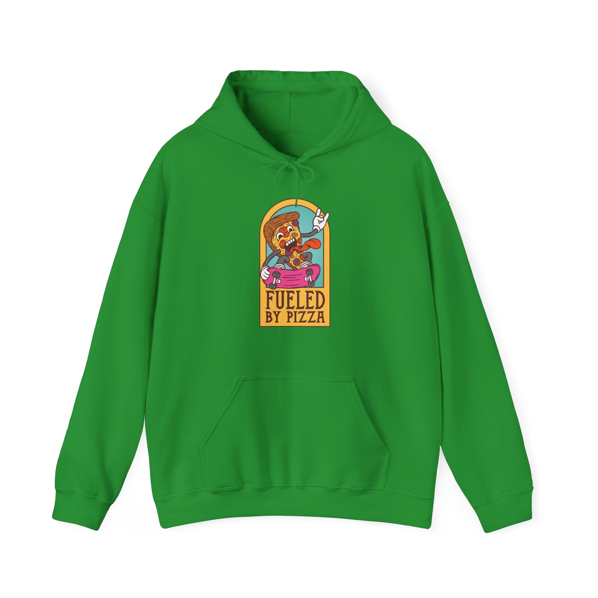 Fueled By Pizza Unisex Heavy Blend Hooded Sweatshirt for Ultimate Comfort
