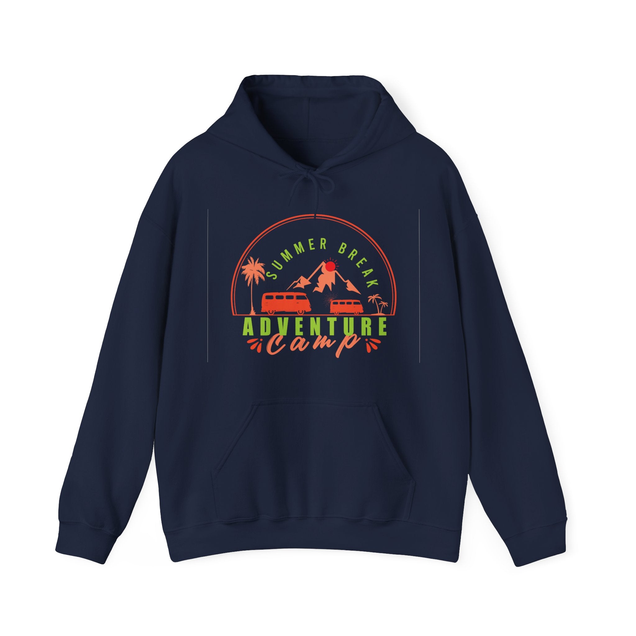 Summer Break Adventure Camp Unisex Heavy Blend Hooded Sweatshirt