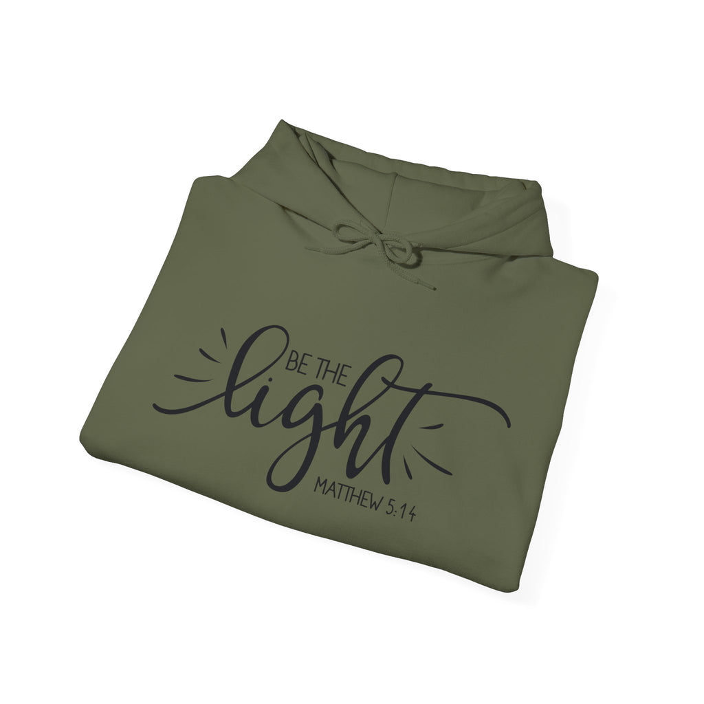 Be The Light Matthew 5 14 Unisex Heavy Blend Hooded Sweatshirt for Comfort and Warmth