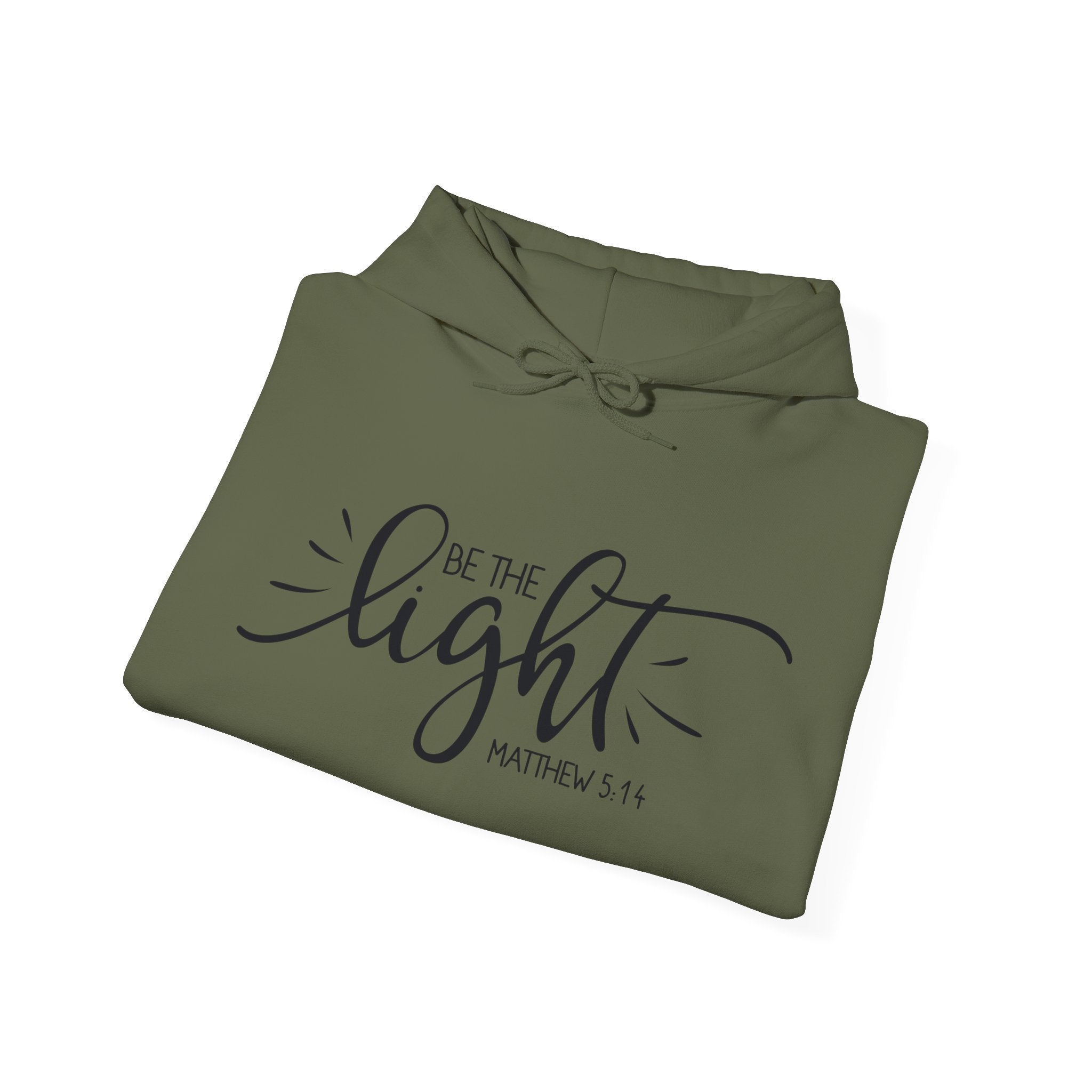 Be The Light Matthew 5 14 Unisex Heavy Blend Hooded Sweatshirt for Comfort and Warmth