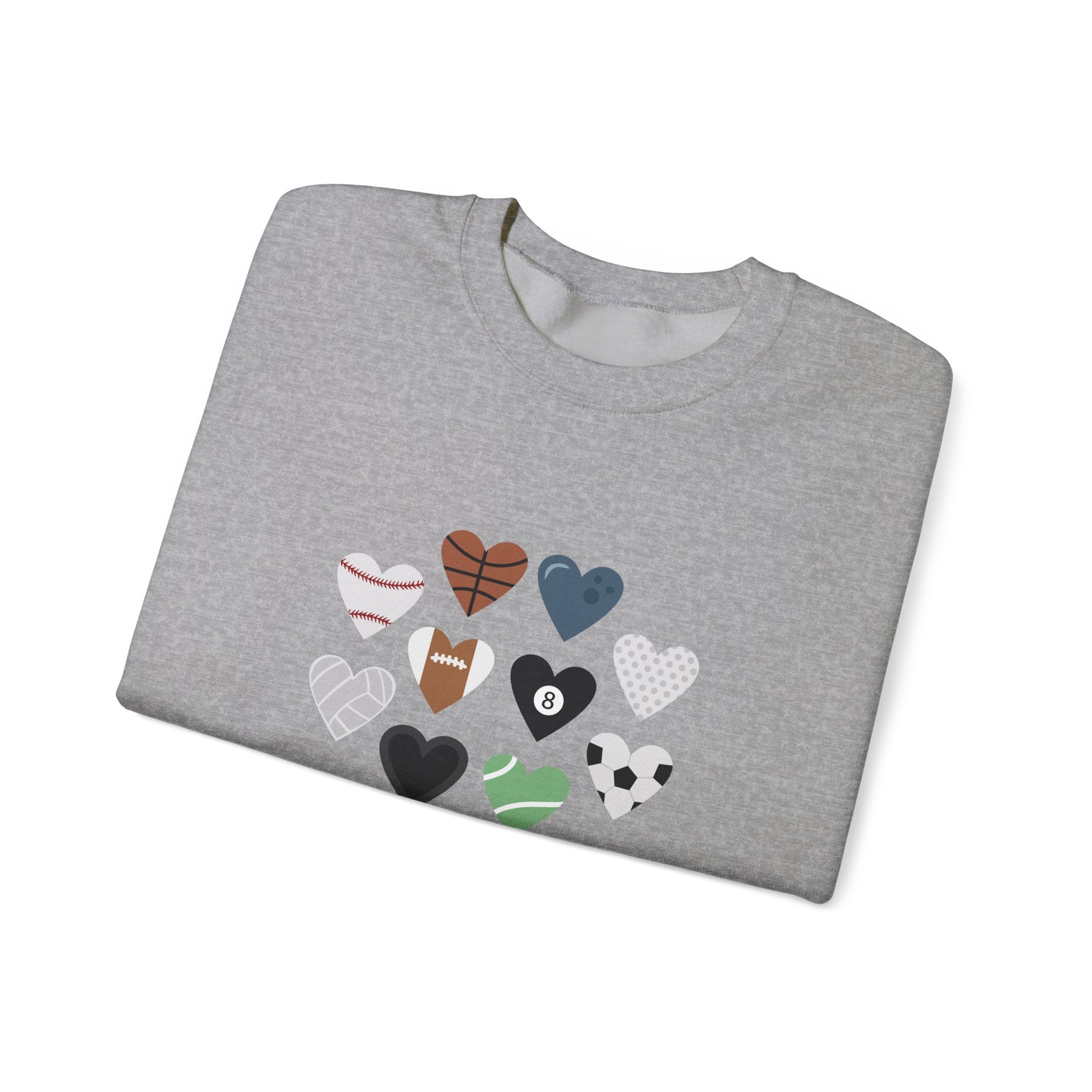 Heart Sports Unisex Heavy Blend Crewneck Sweatshirt for Ultimate Comfort