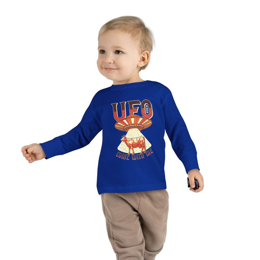 Custom Toddler Long Sleeve Tee 100 Percent Combed Ringspun Cotton