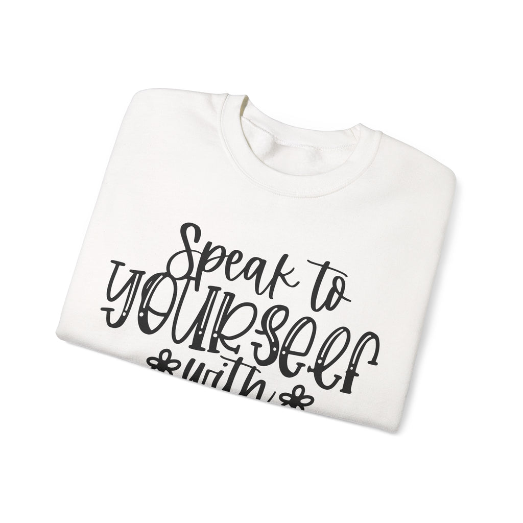 Speak To Yourself With Kindness Unisex Heavy Blend Crewneck Sweatshirt