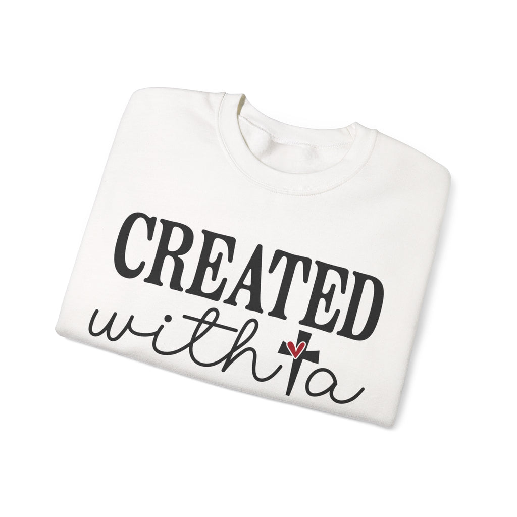 Created With A Purpose Unisex Heavy Blend Crewneck Sweatshirt for Ultimate Comfort